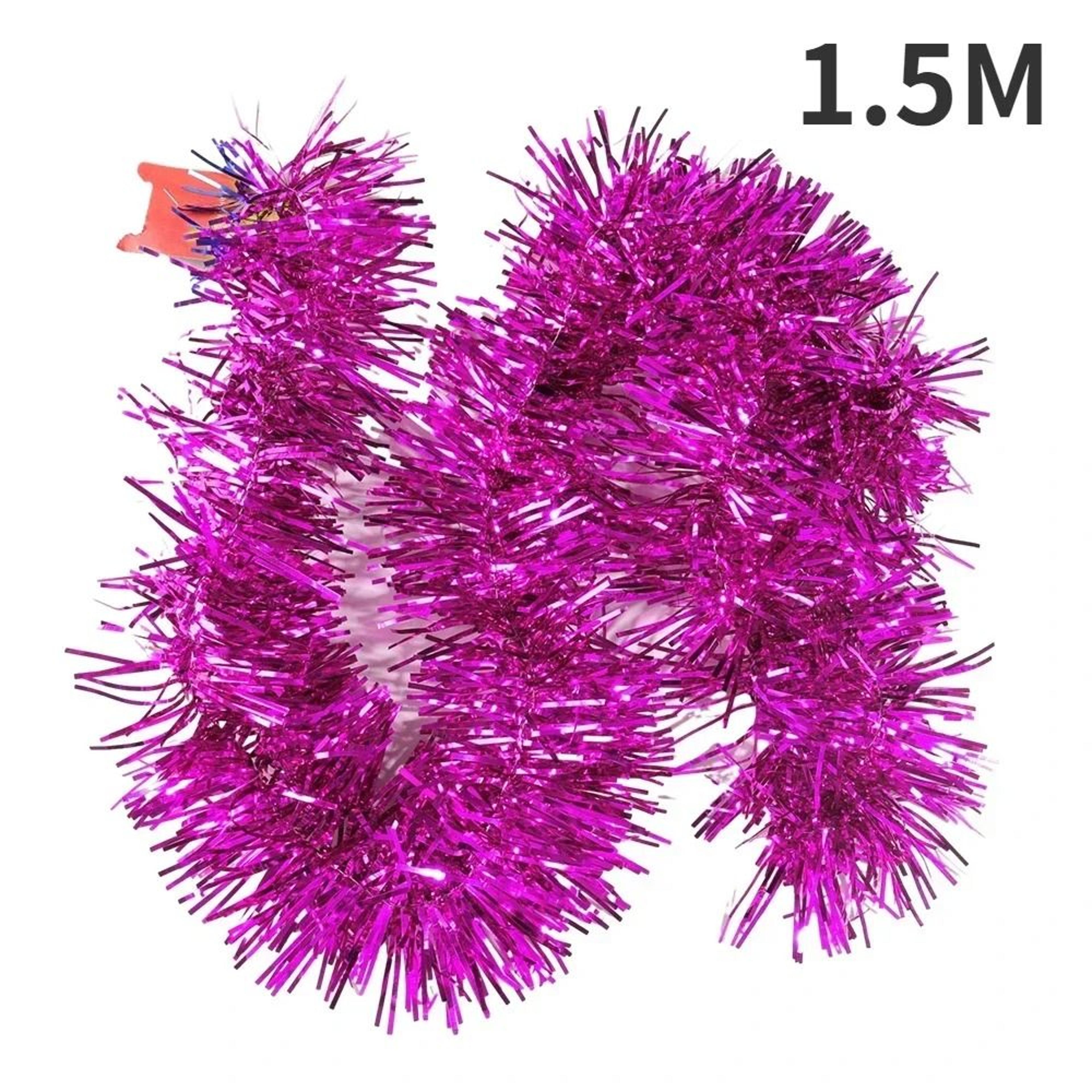 18M Christmas Tinsel Ribbon Garland  Premium StarOrnamented PVC Hanging Decor For Home  Wedding Inf 12