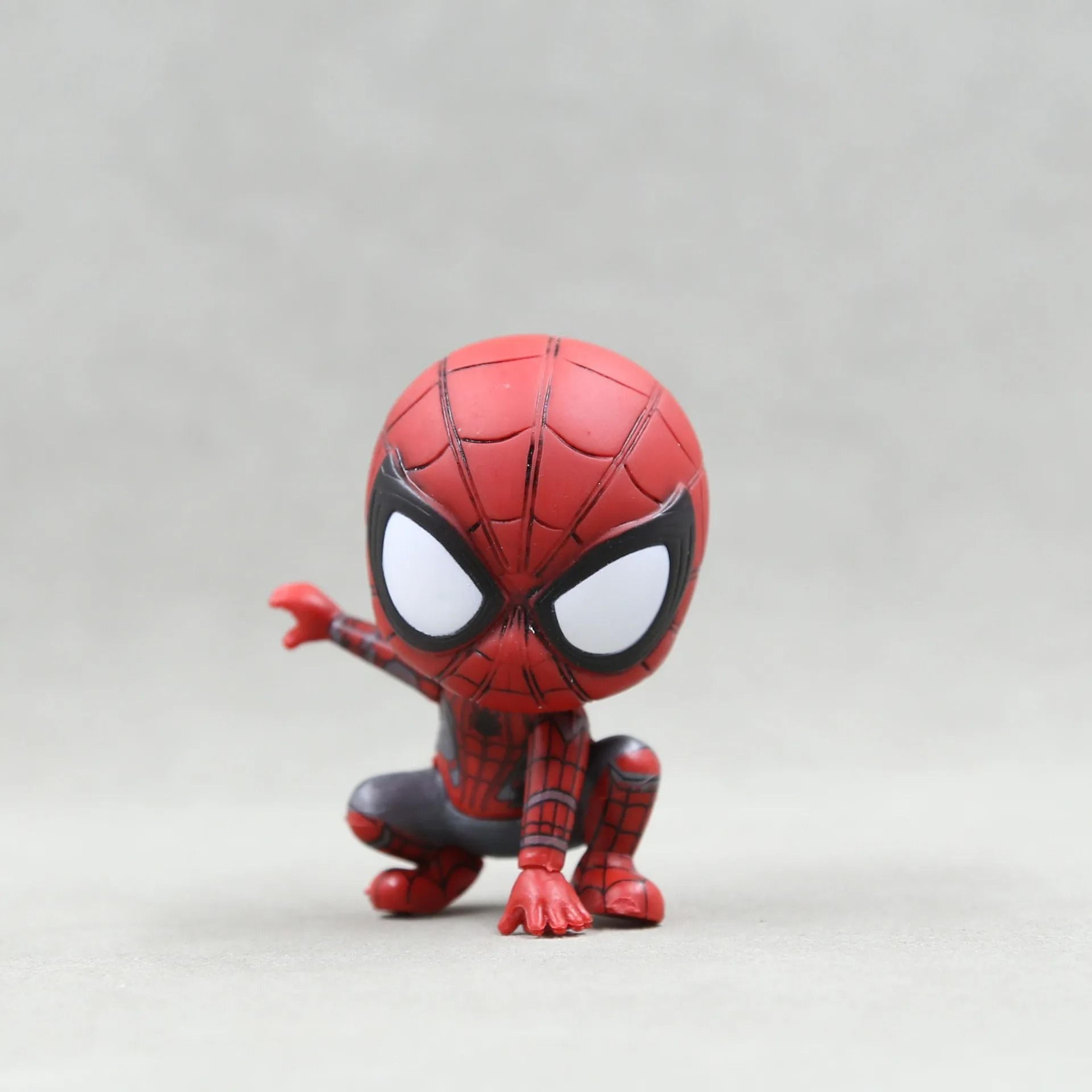 Marvel Avengers SpiderMan Cute Action Figure Posture Anime Collection Figurine 3