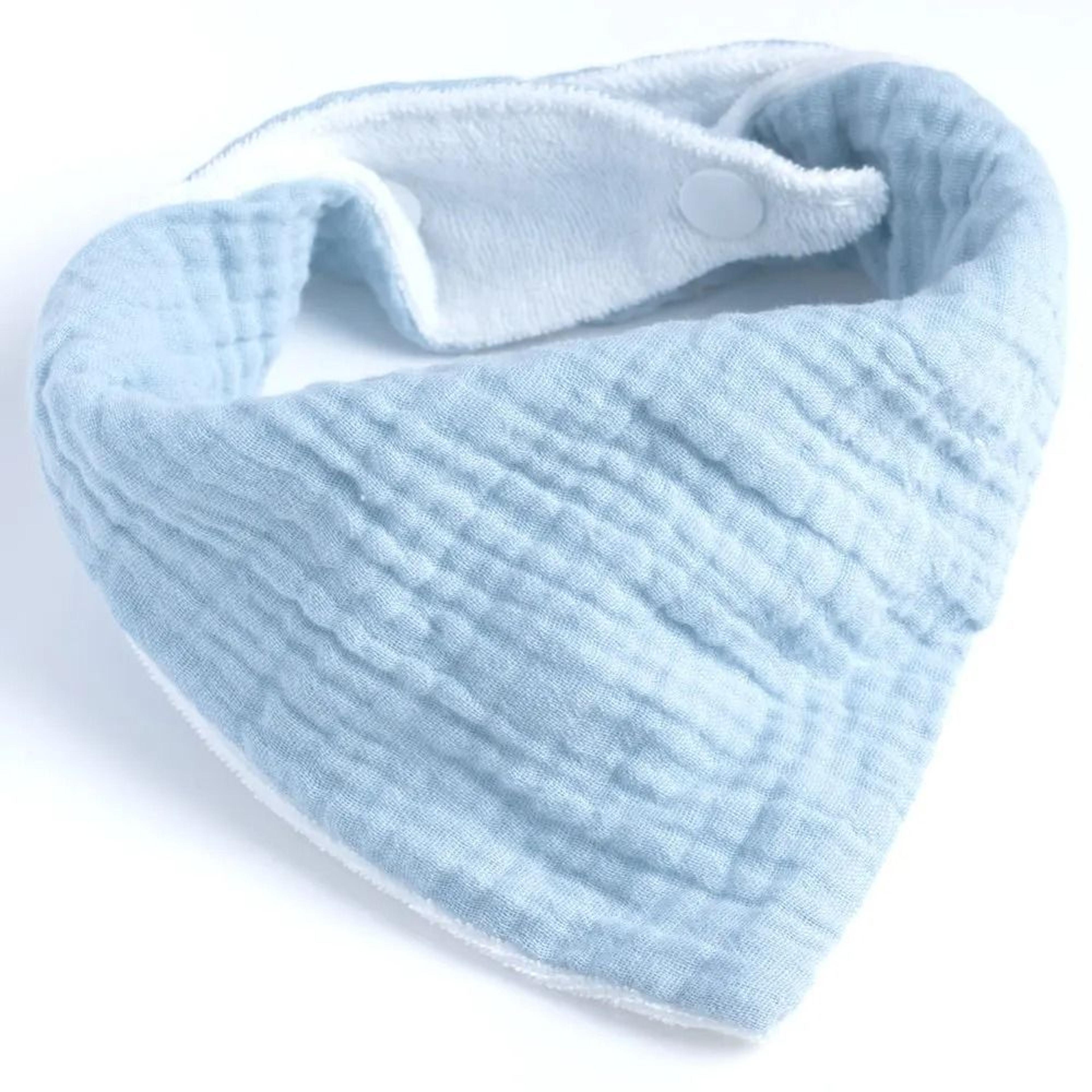 Baby Infant Cotton  Terry Absorbent Triangle Scarf Feeding Saliva Towel 1