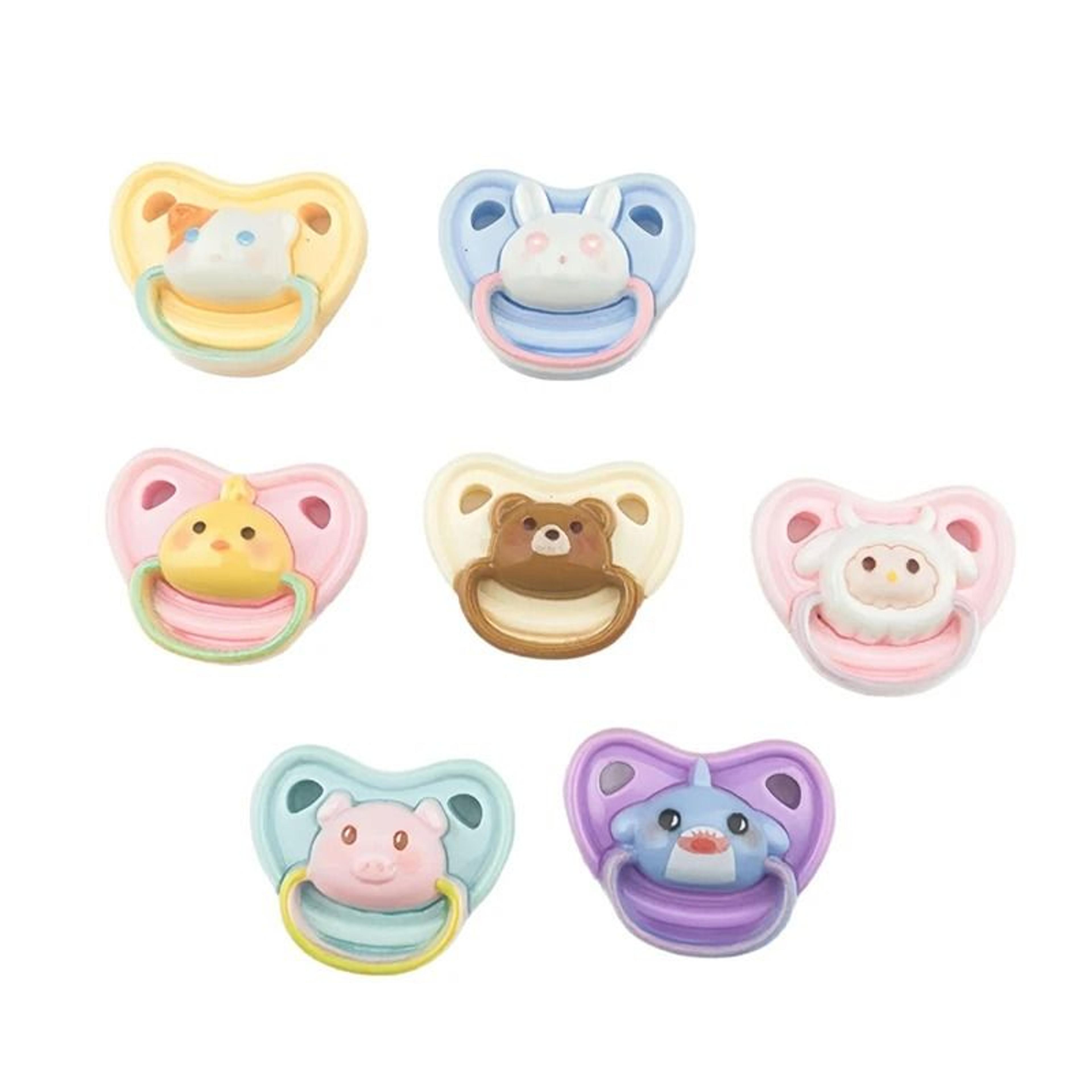 10Piece Mini Doll Pacifiers  Dummy Nipple Accessories For Play House Dolls 4