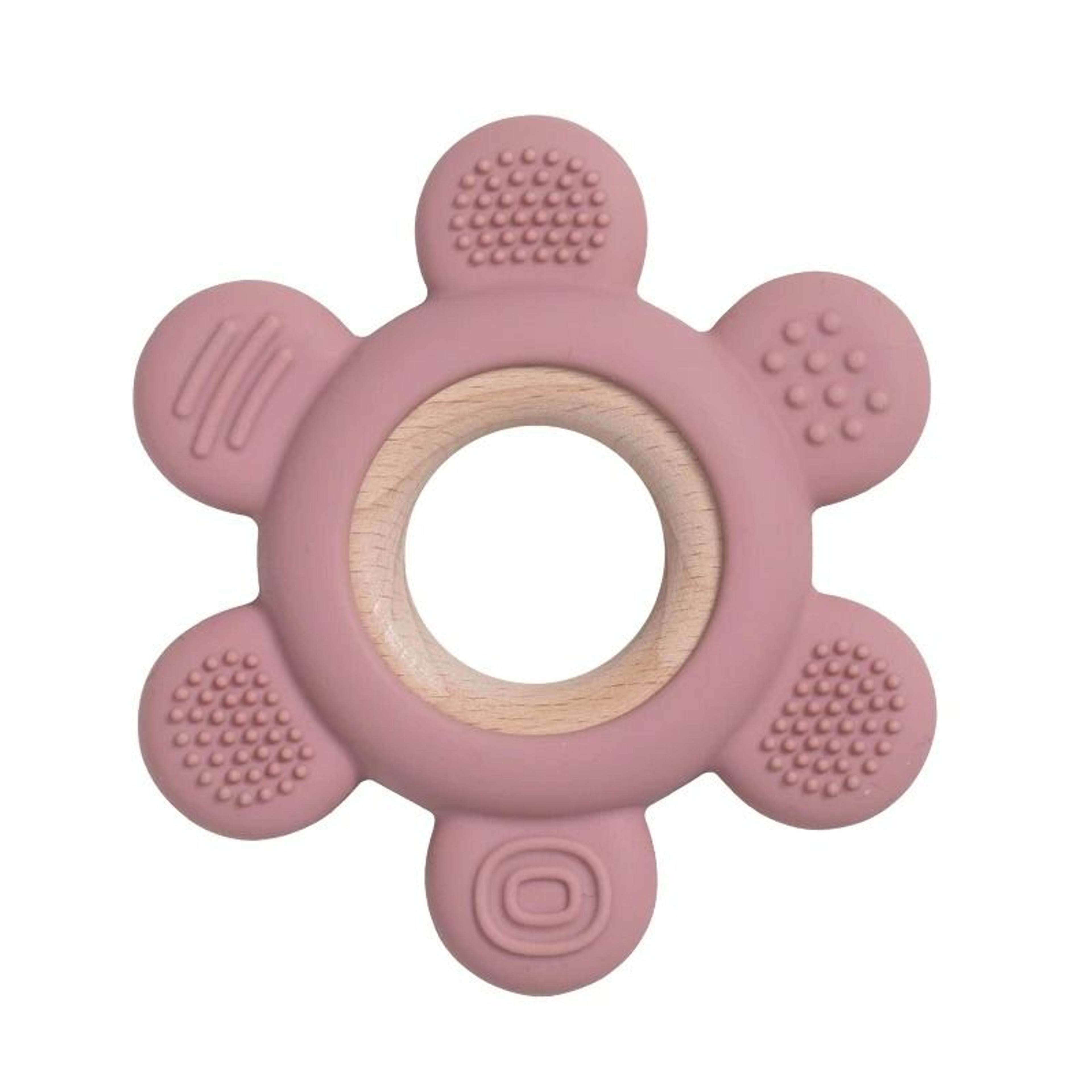 FruitTheme Silicone  Wooden Baby Teether  BPAFree Infant Chewing Toy 12
