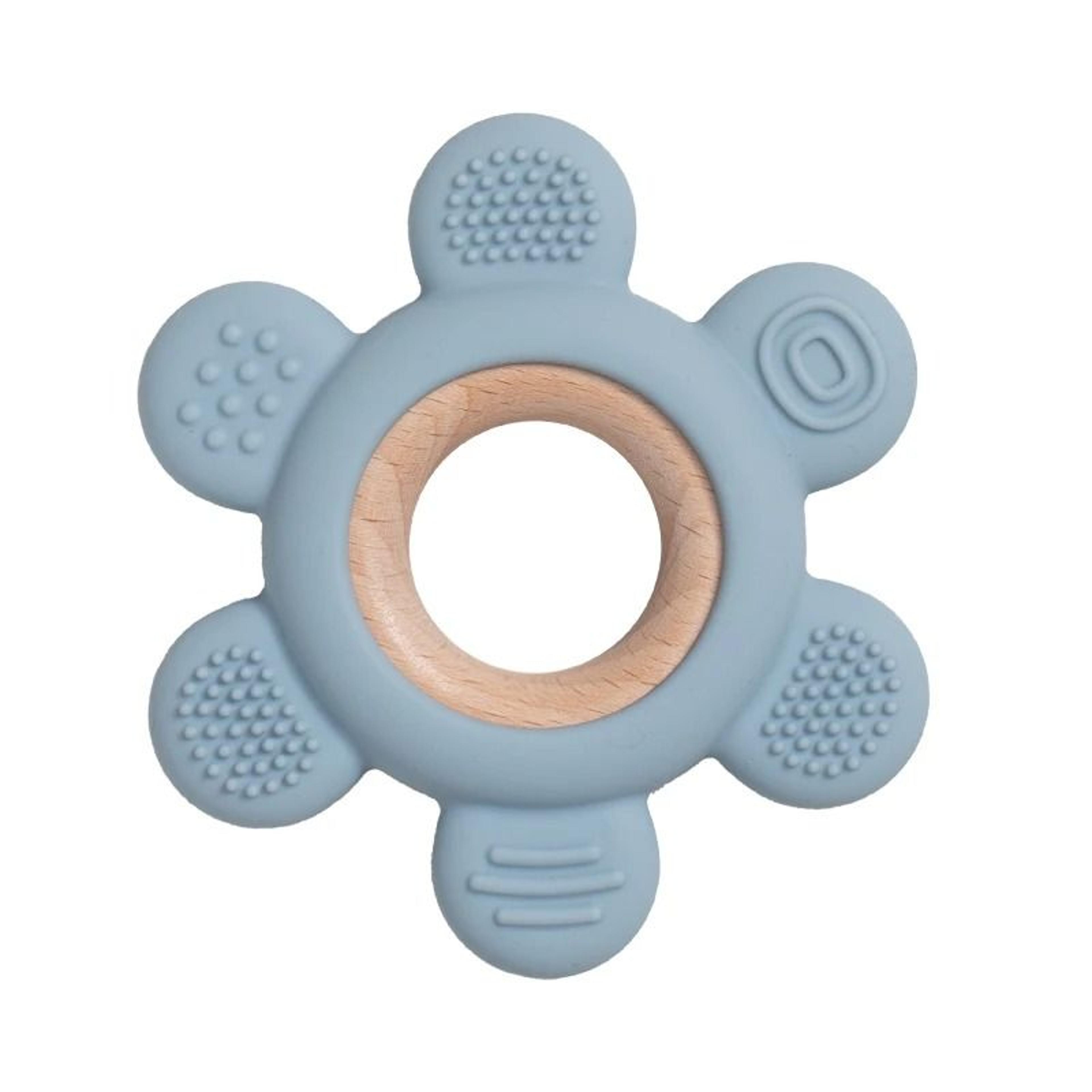 FruitTheme Silicone  Wooden Baby Teether  BPAFree Infant Chewing Toy 6