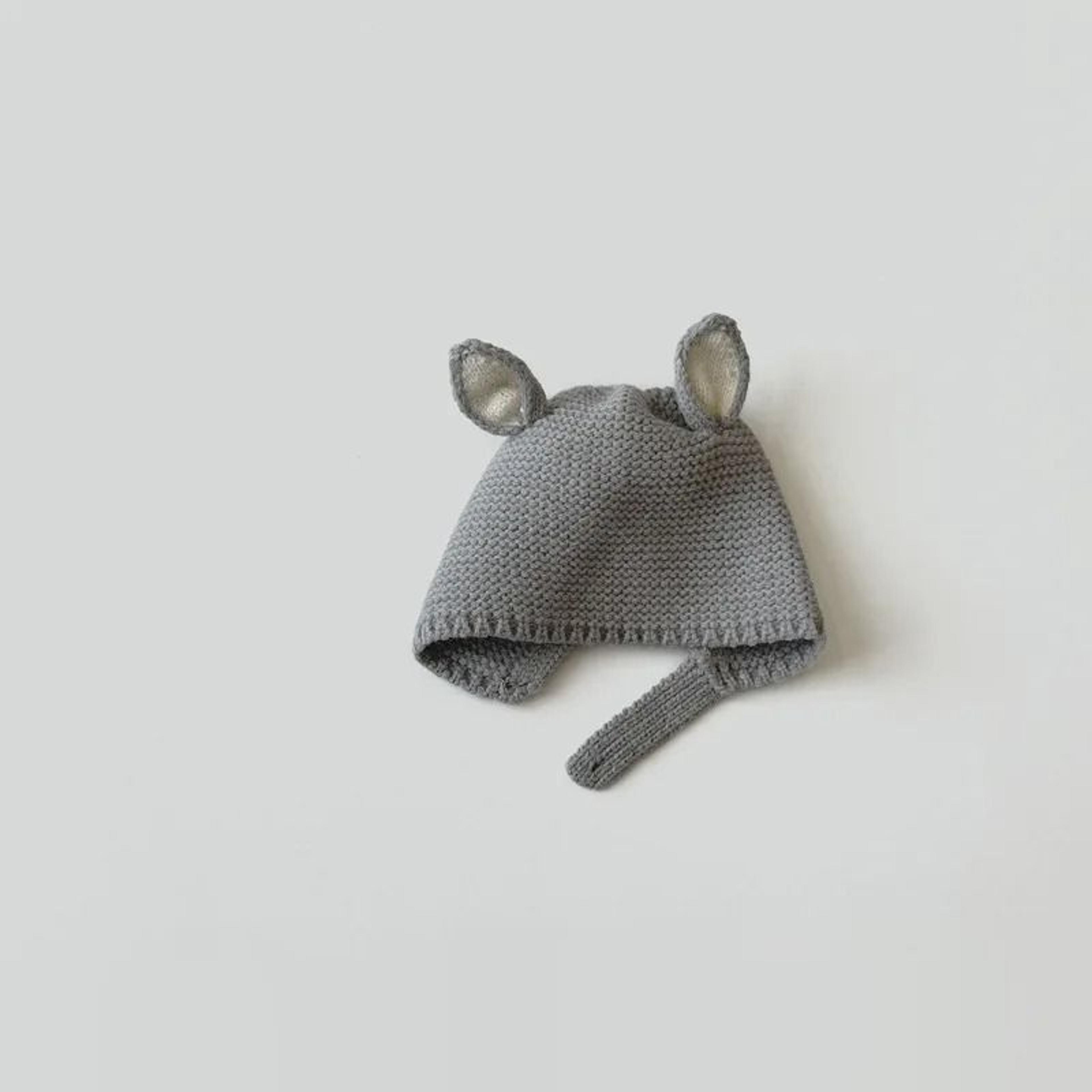 LeporidaeKinetic Knitted Beanie  Premium Rabbit Ear Wool Hat For Infants 10