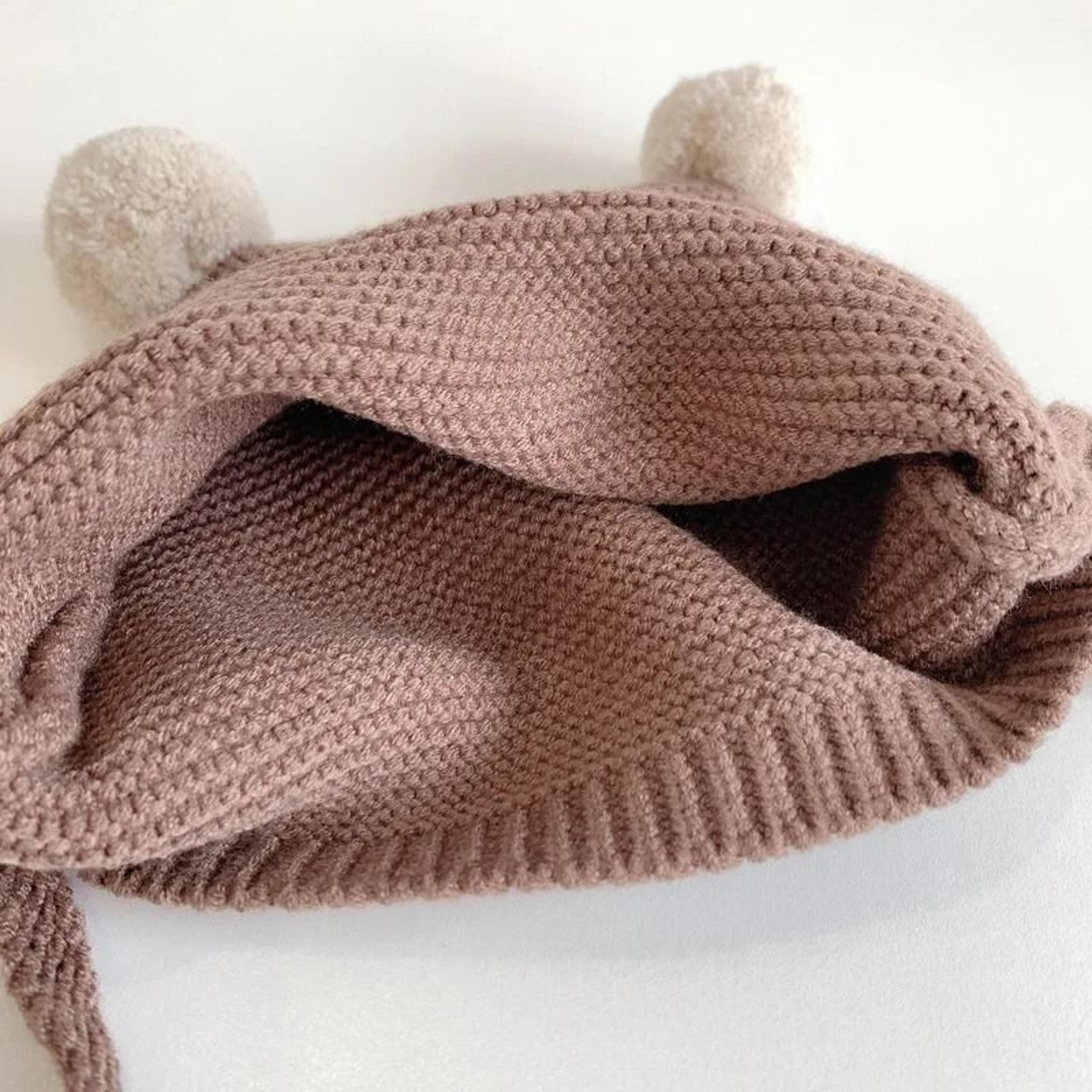 LeporidaeKinetic Knitted Beanie  Premium Rabbit Ear Wool Hat For Infants 4