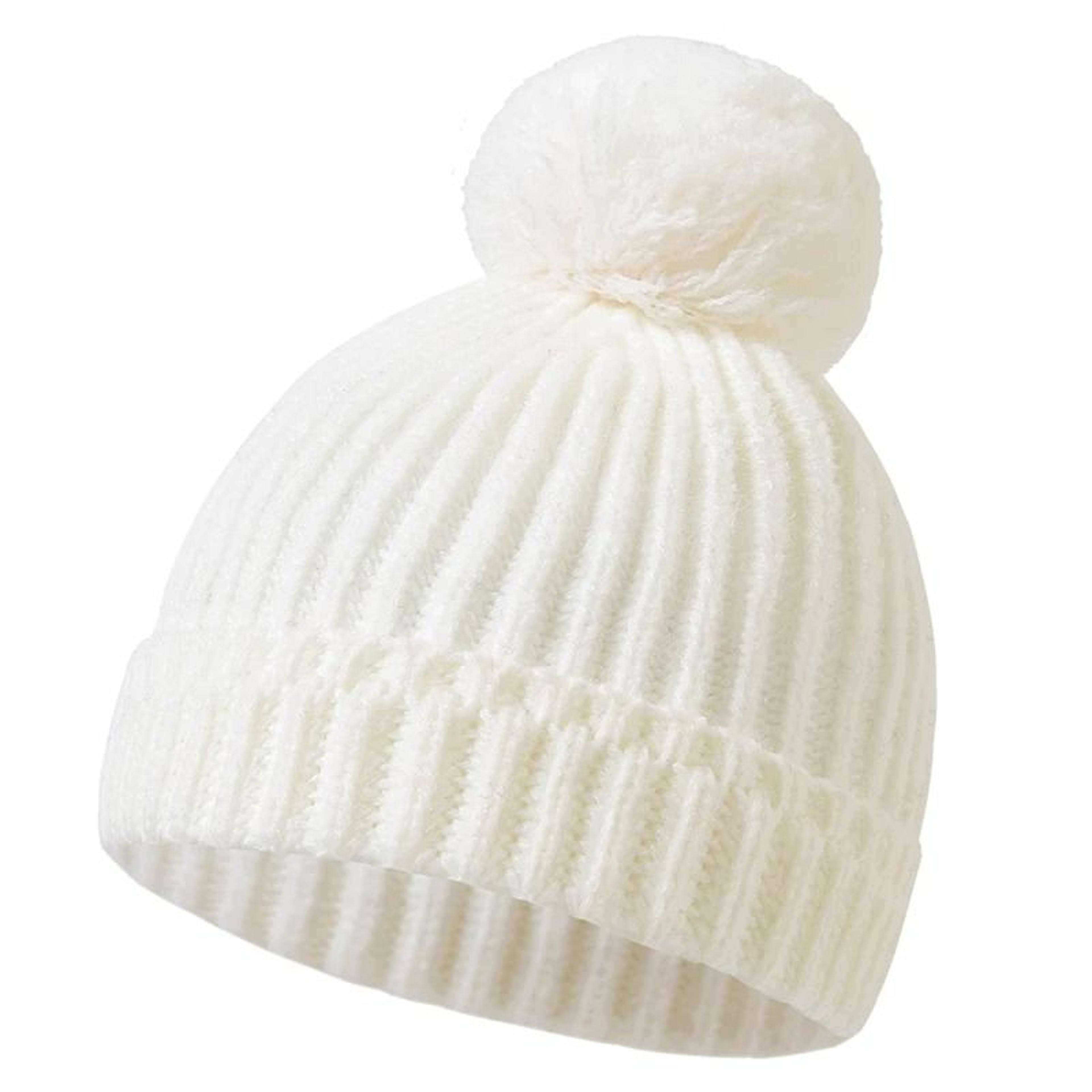 Elite Pompom Crochet Beanie  Premium Knitted Thermal Headwrap For Newborns 9