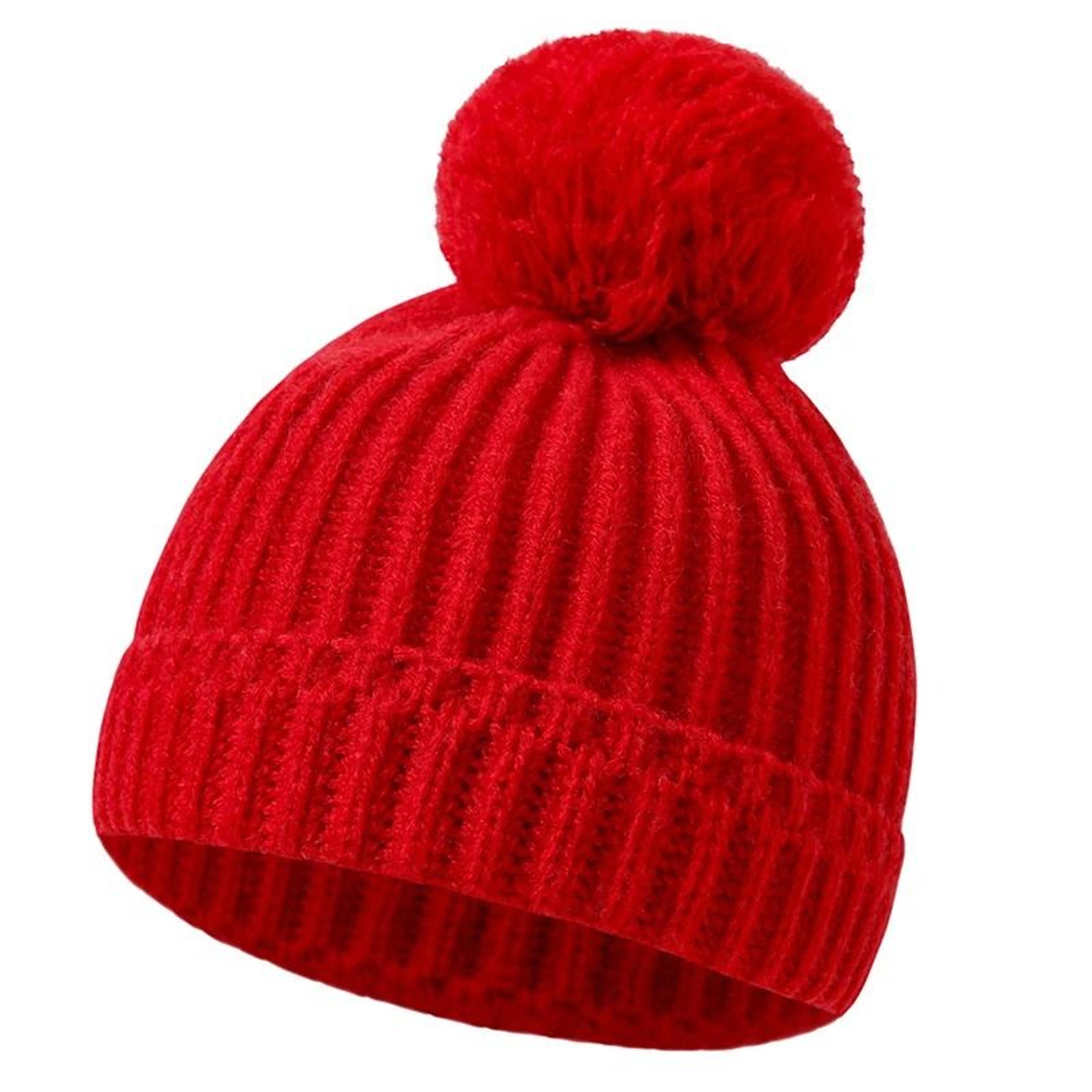 Elite Pompom Crochet Beanie  Premium Knitted Thermal Headwrap For Newborns 11