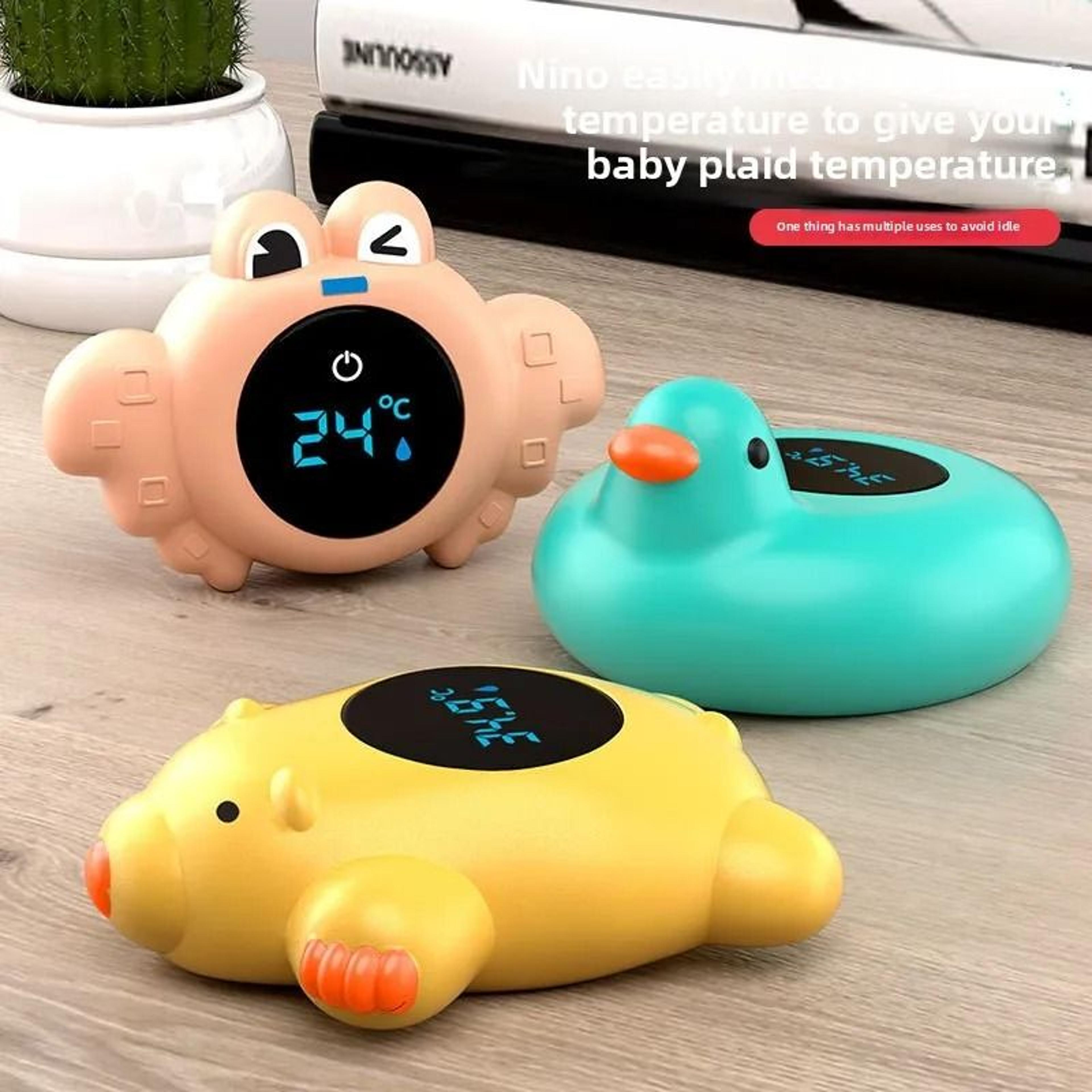 hydro-kinetic digital bath thermometer – premium floating led safety monitor