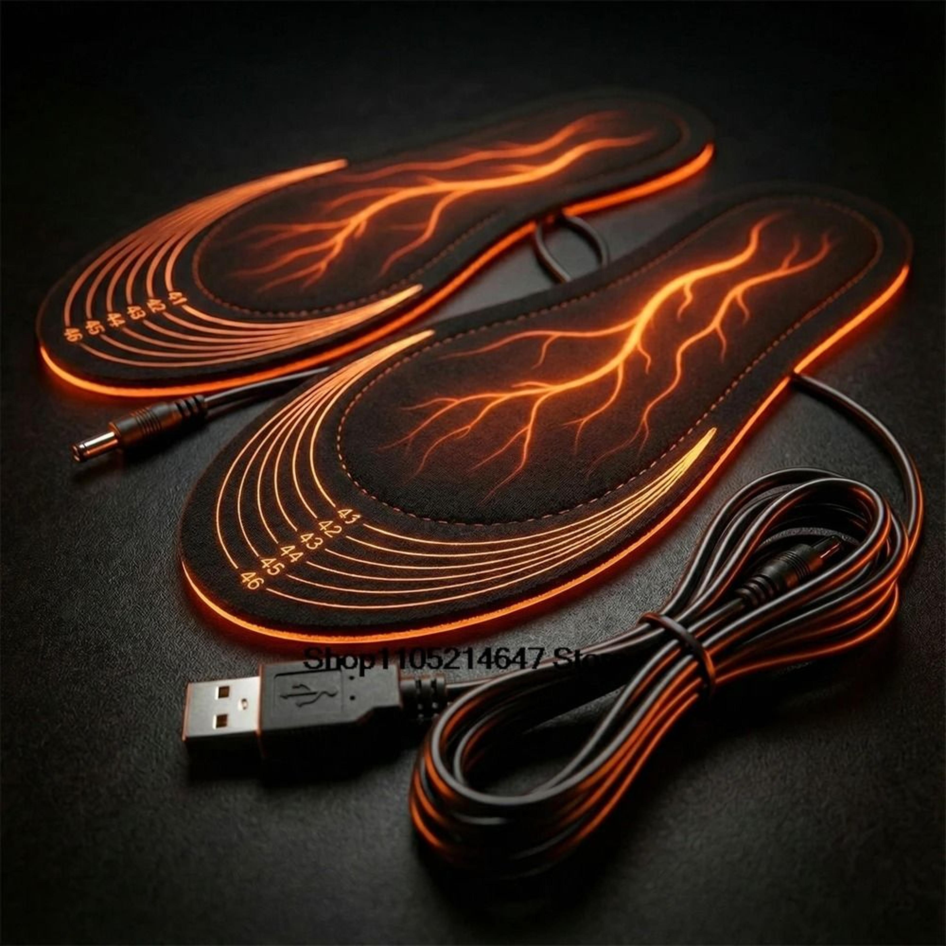 Carbon Fiber Thermal Insole System  Premium USB Electric Foot Warming Pads 1