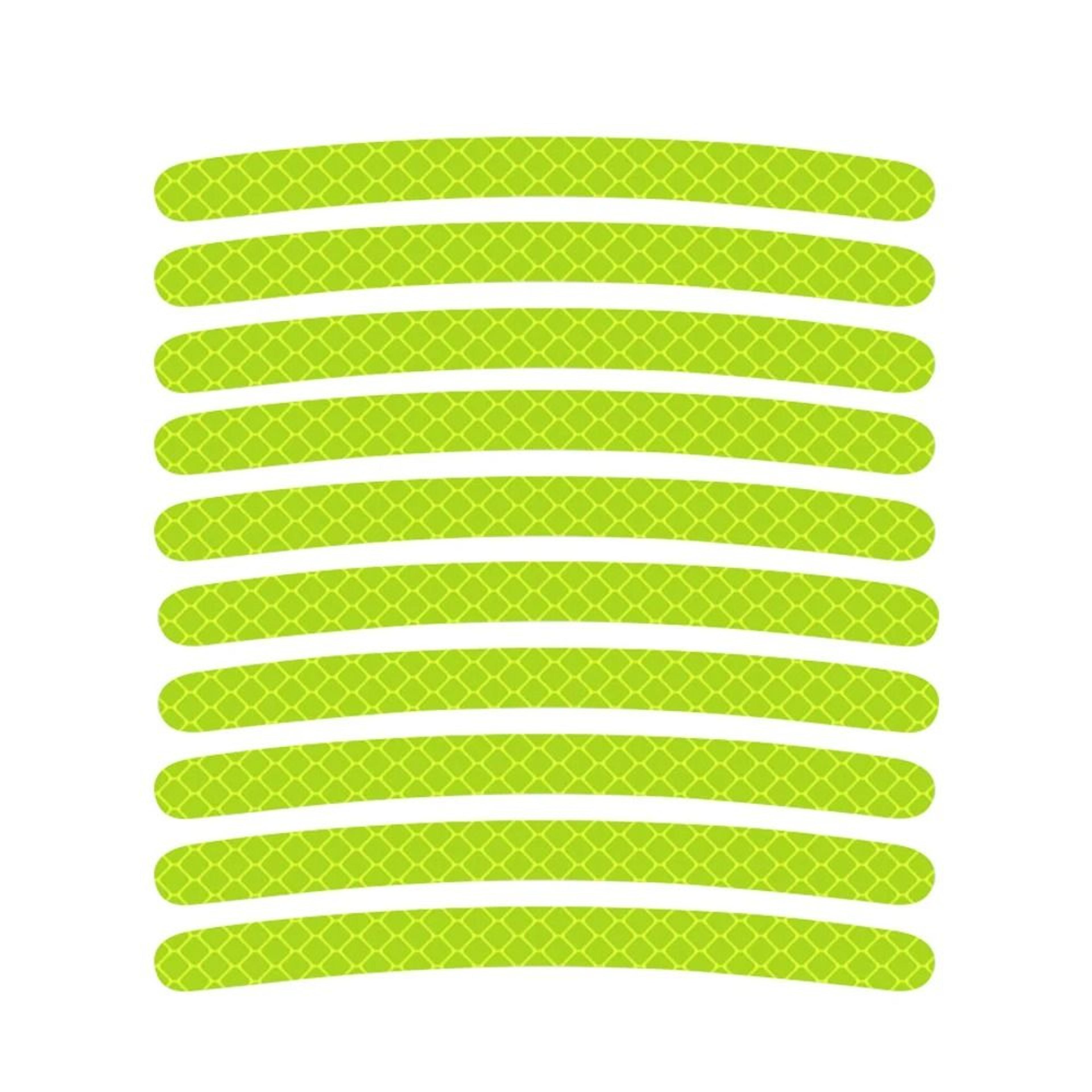 20Piece HighVisibility Hub Decals And Rainbow Fluorescent Reflective Safety Tape 14