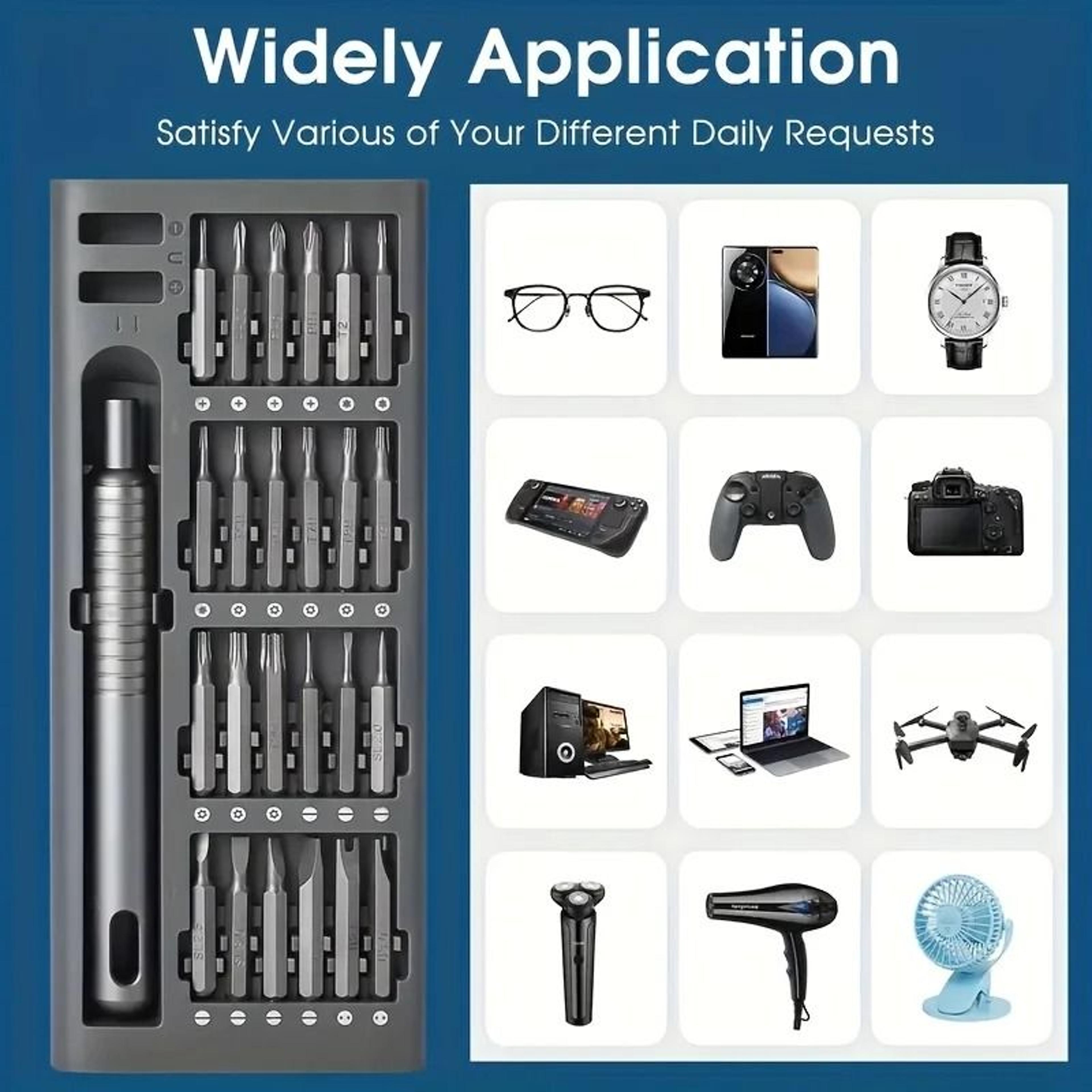 25in1 Precision Magnetic Screwdriver Set And Professional Repair Tool Kit 1