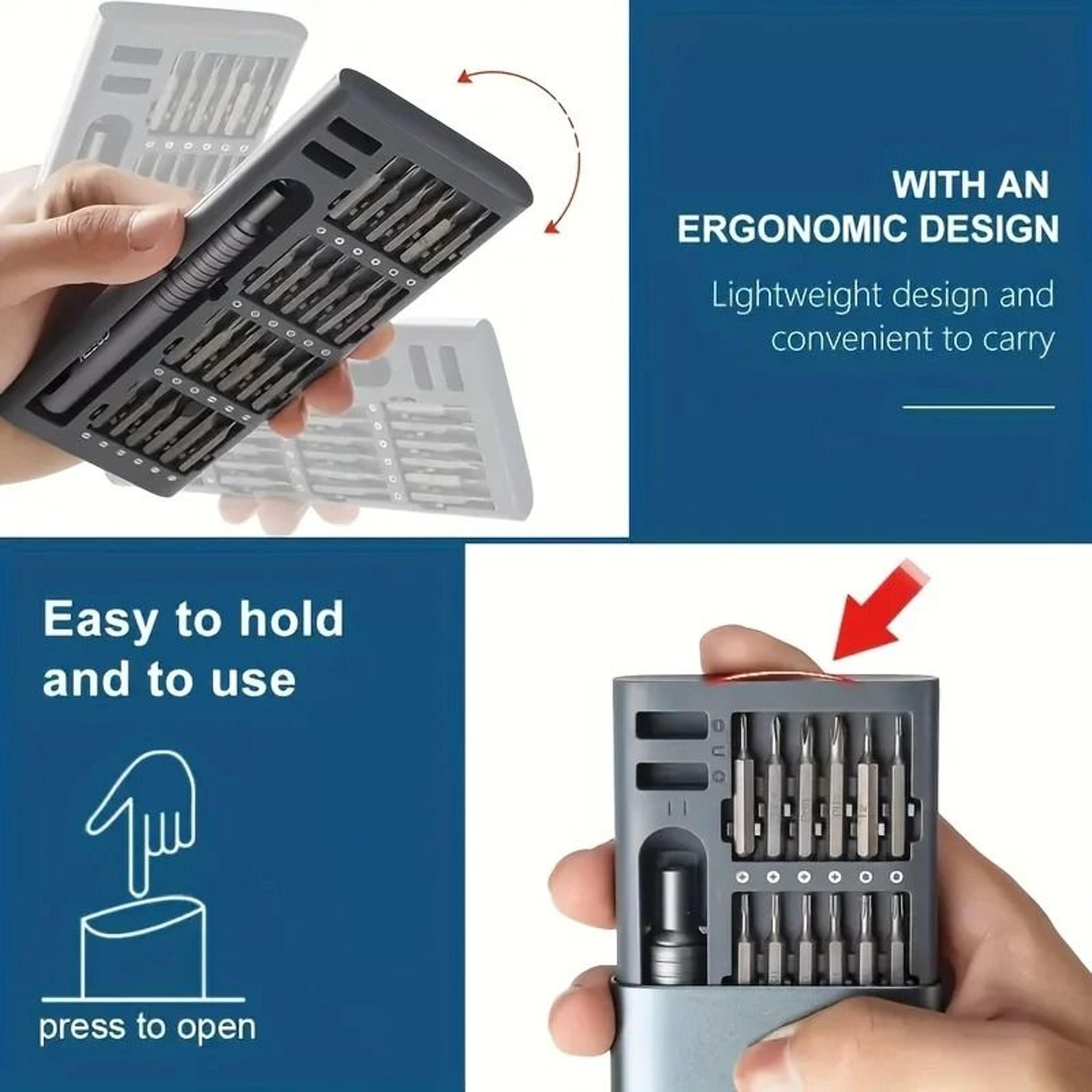 25in1 Precision Magnetic Screwdriver Set And Professional Repair Tool Kit 2