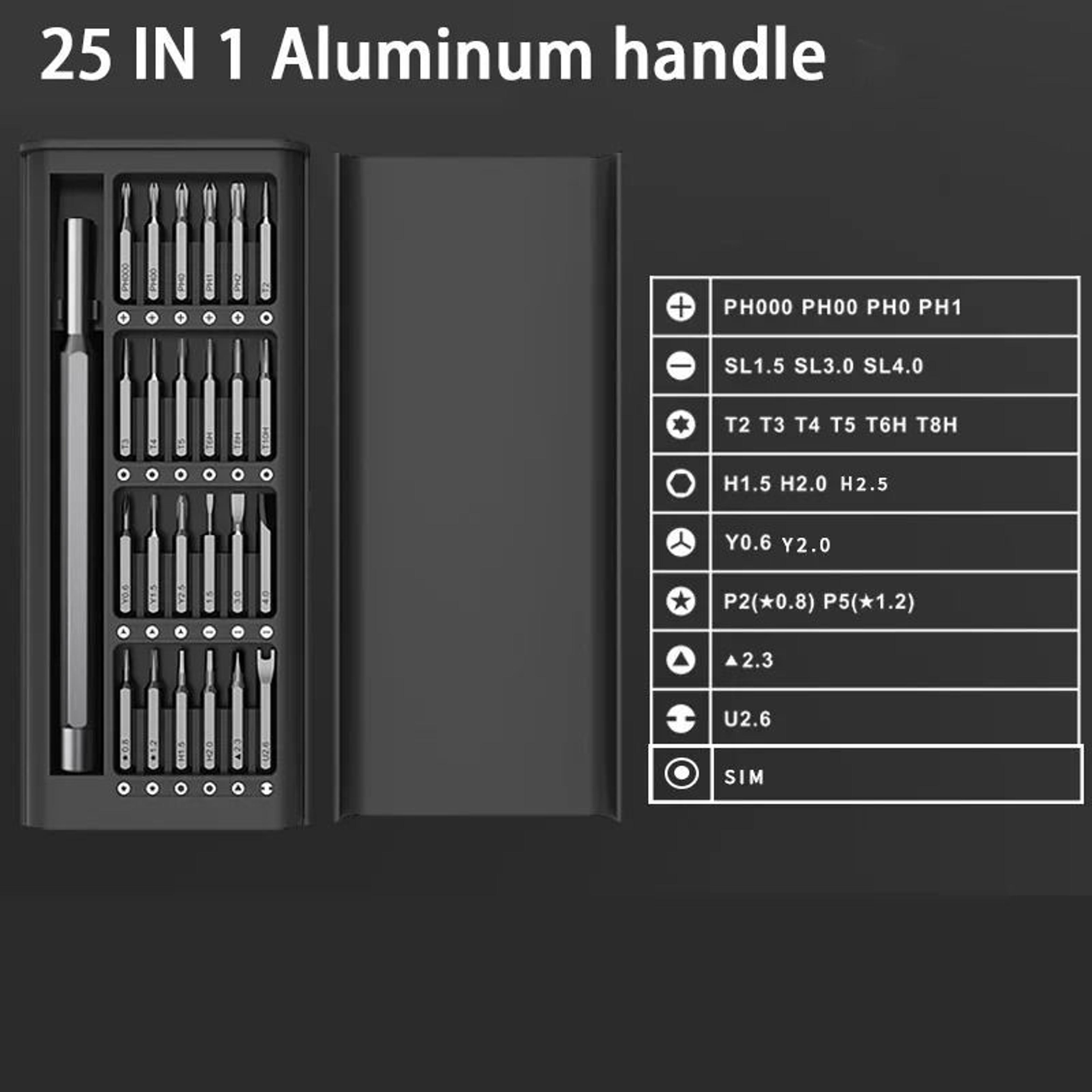 25in1 Precision Magnetic Screwdriver Set And Professional Repair Tool Kit 6