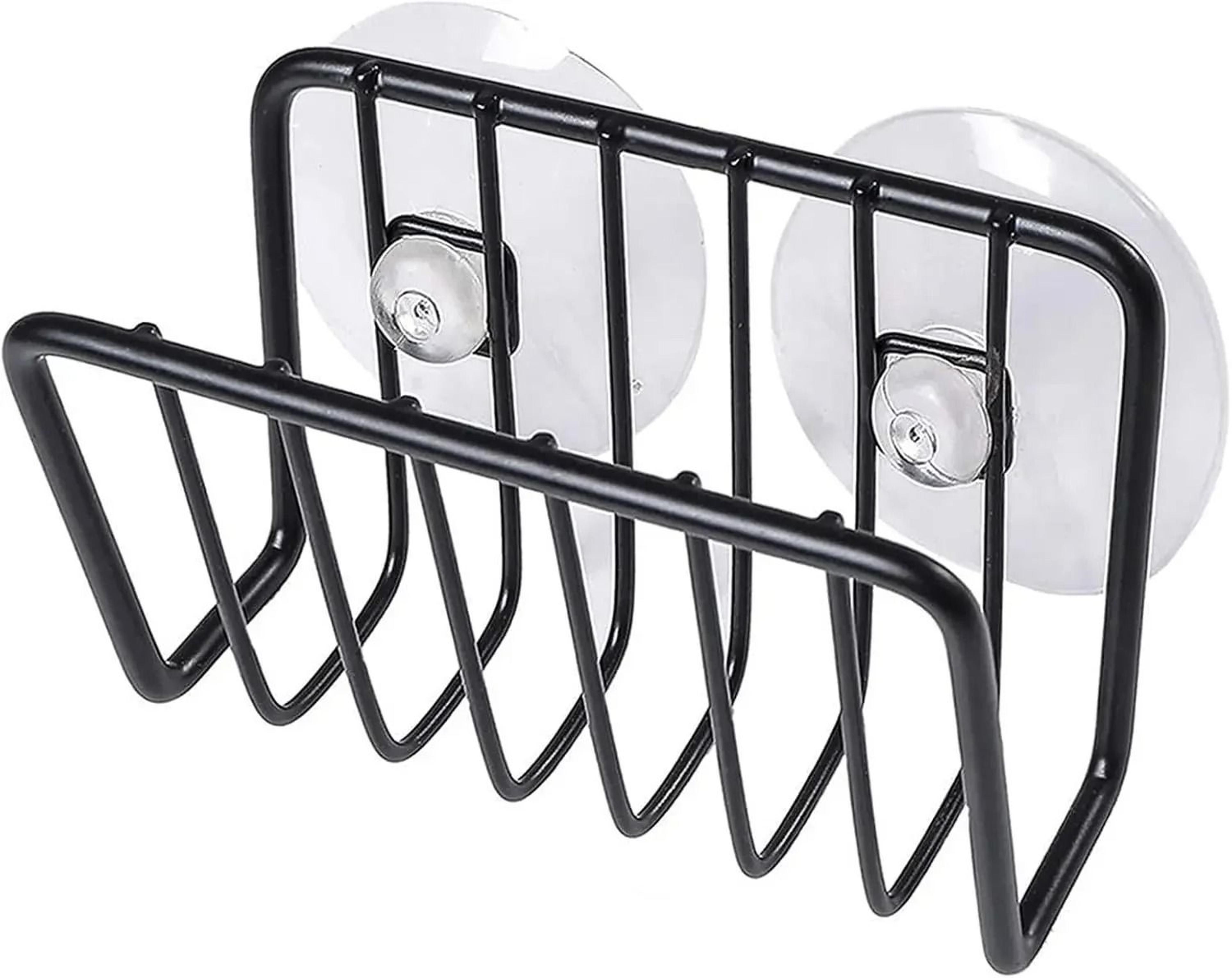 Stainless Steel Suction Cup Sponge Caddy And HighPerformance WallMounted Sink Organizer 6