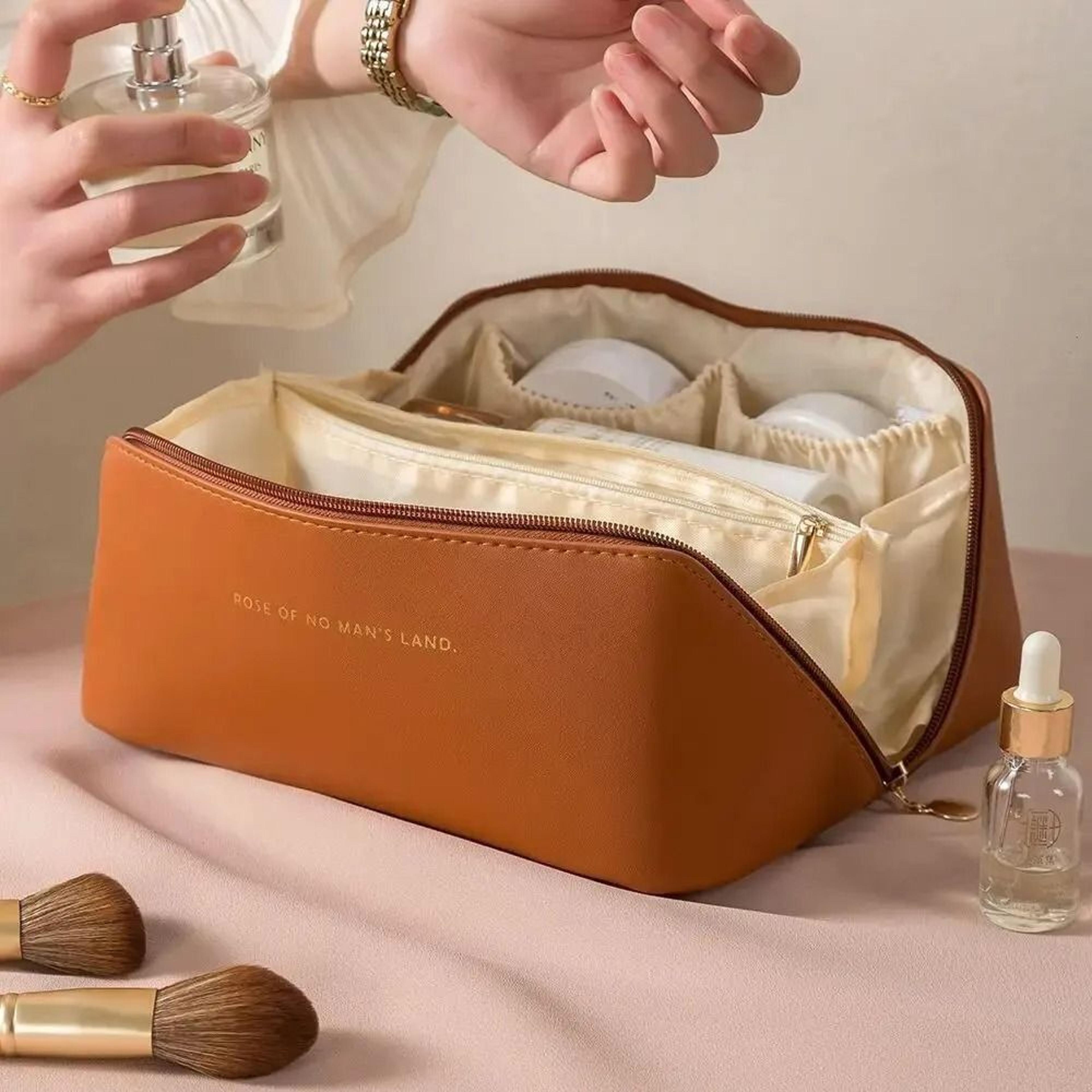 Luxury FlatOpen Makeup Organizer And HighPerformance Travel Cosmetic Architecture 7