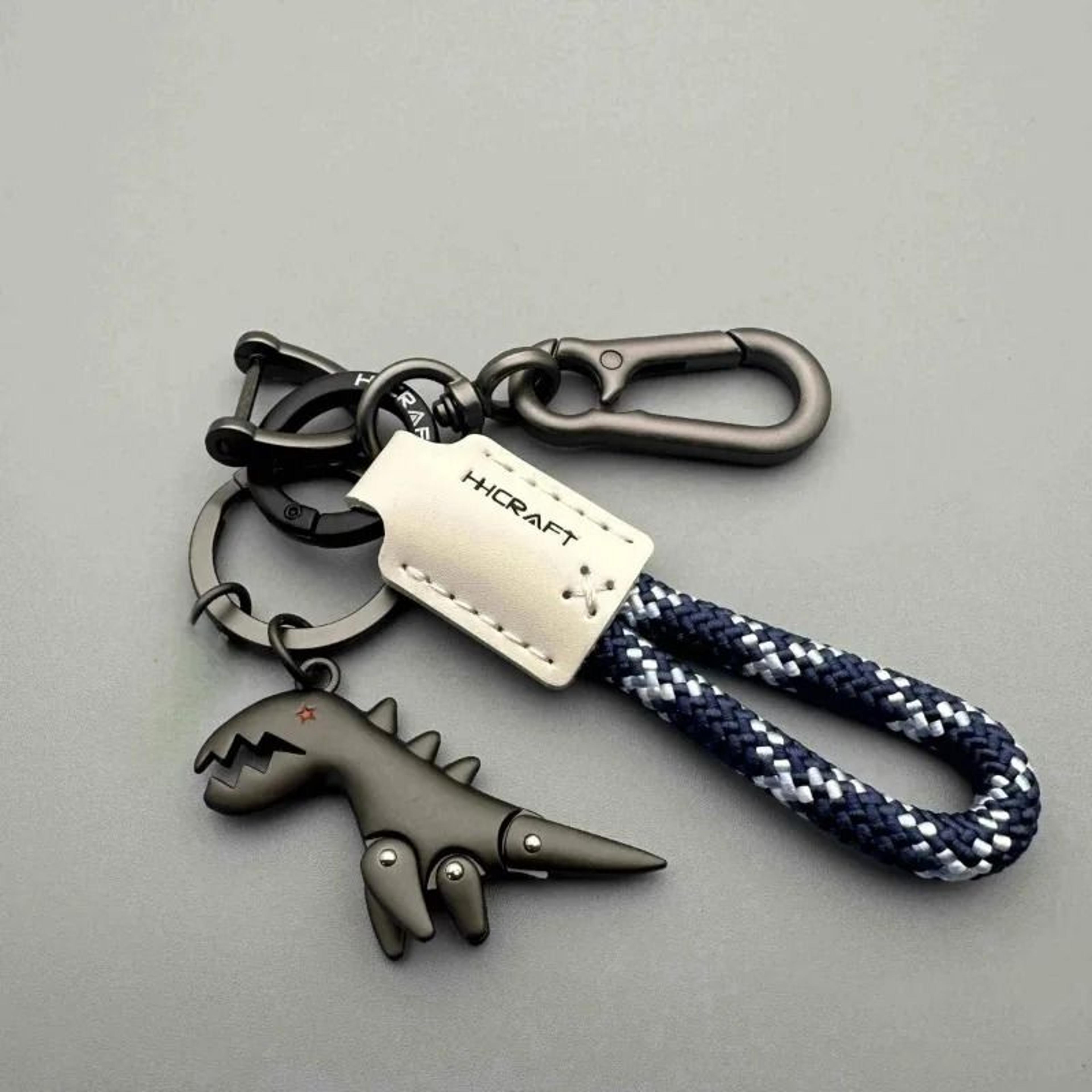 Leather Woven Rope Keychain And HighFidelity Asset Retention Architecture 1