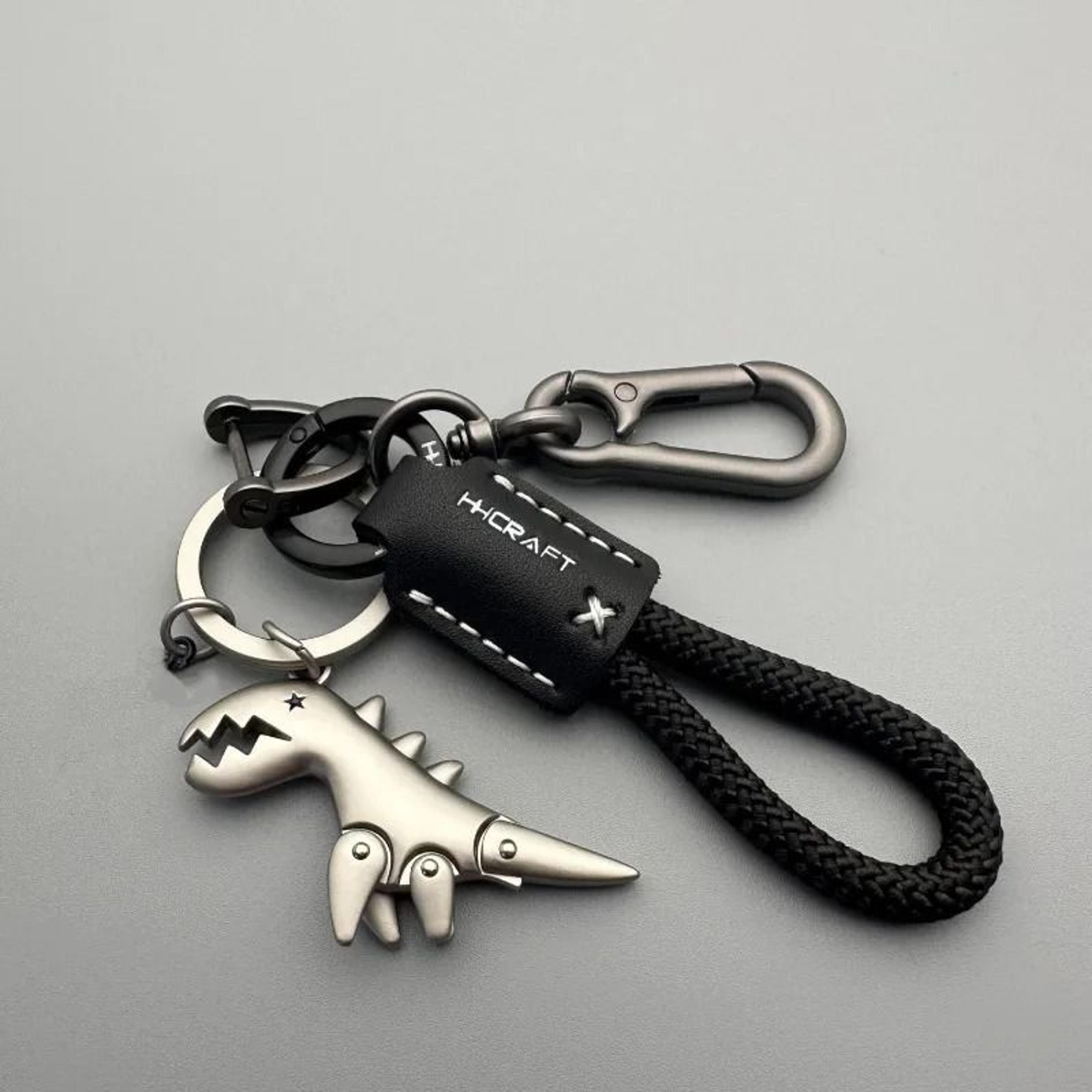 Leather Woven Rope Keychain And HighFidelity Asset Retention Architecture 3