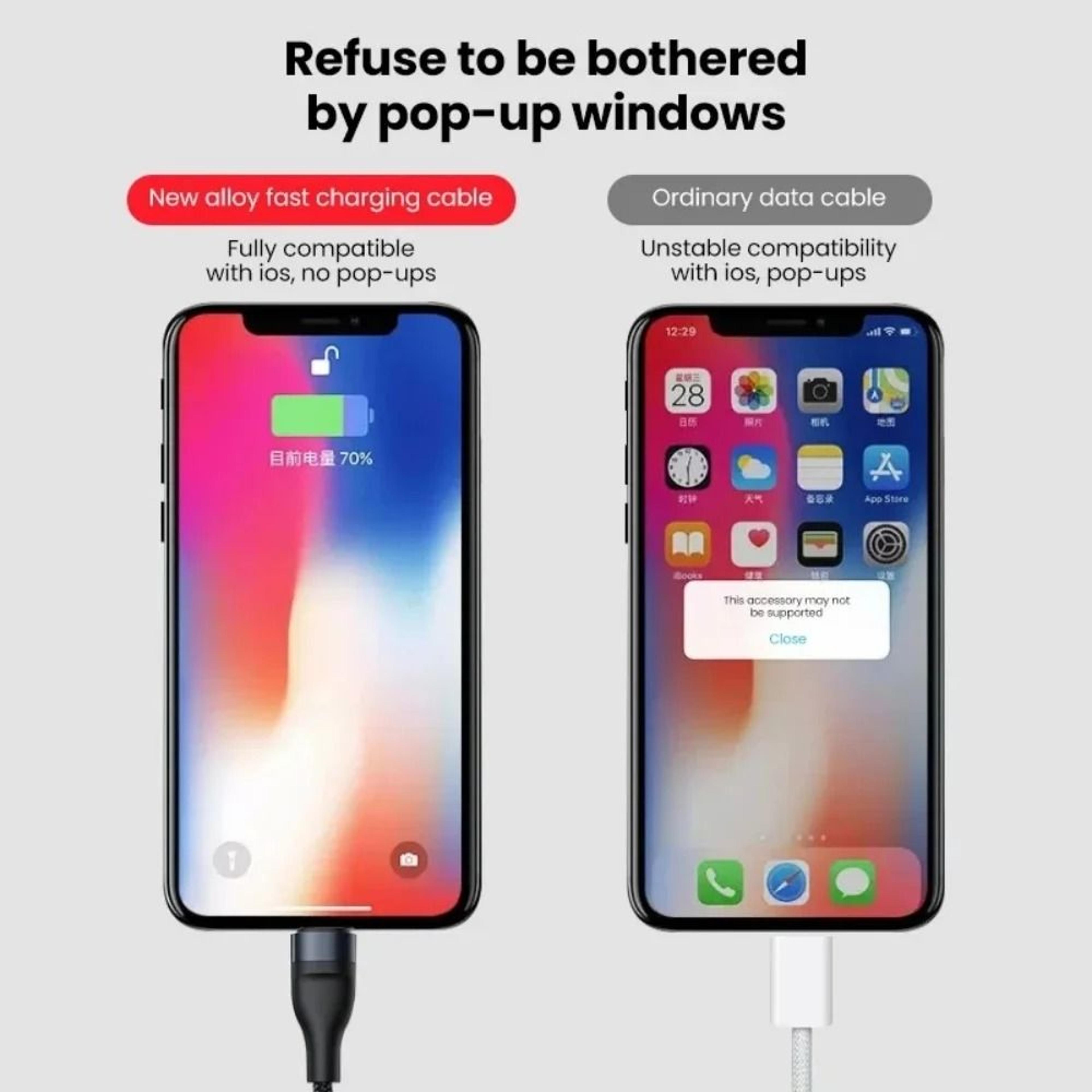 60W PD HighFidelity ShortForm USBC To USBC Super Fast Charging Data Cord 5