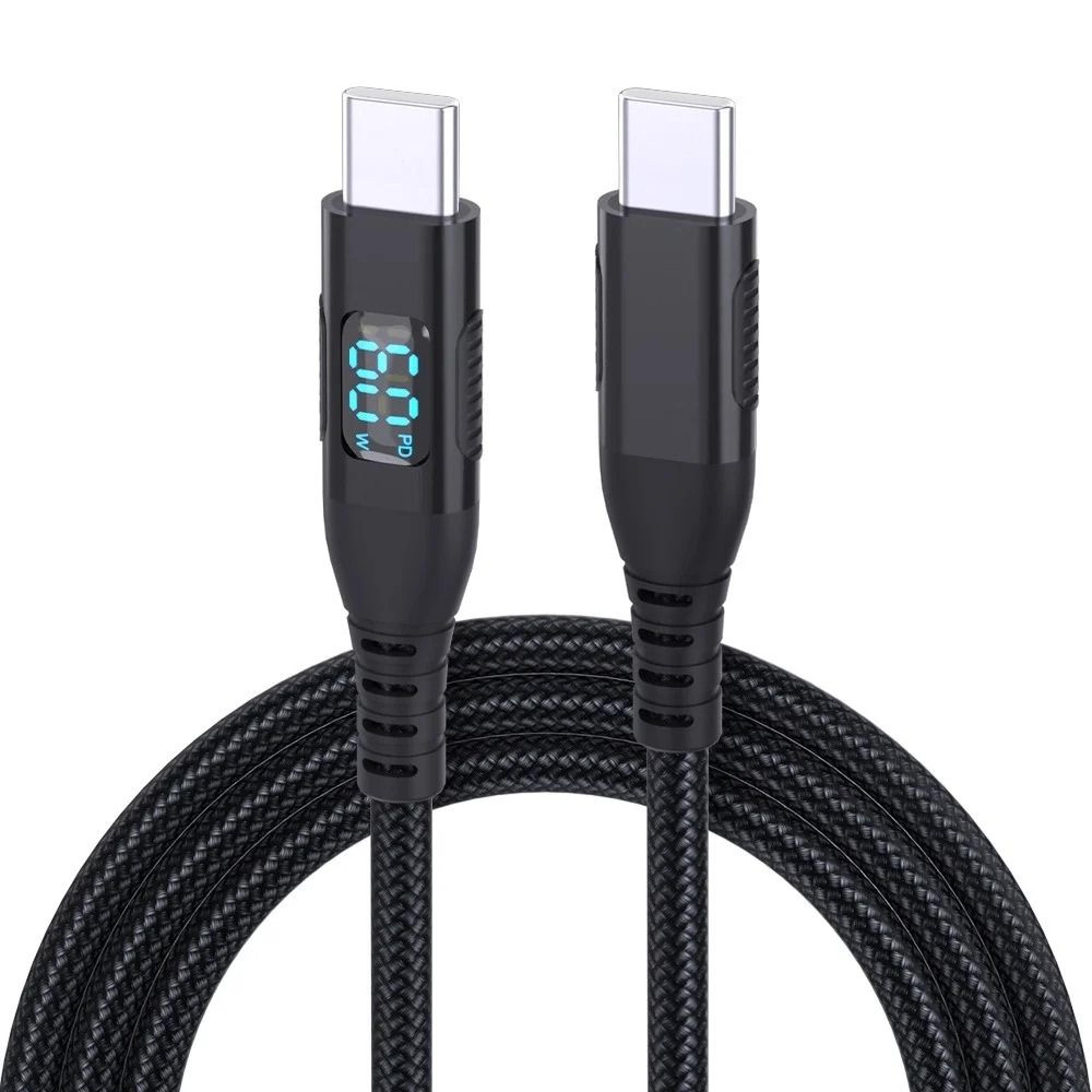 100W PD HighFidelity USBC To USBC Super Fast Charging And Data Sync Cord 9