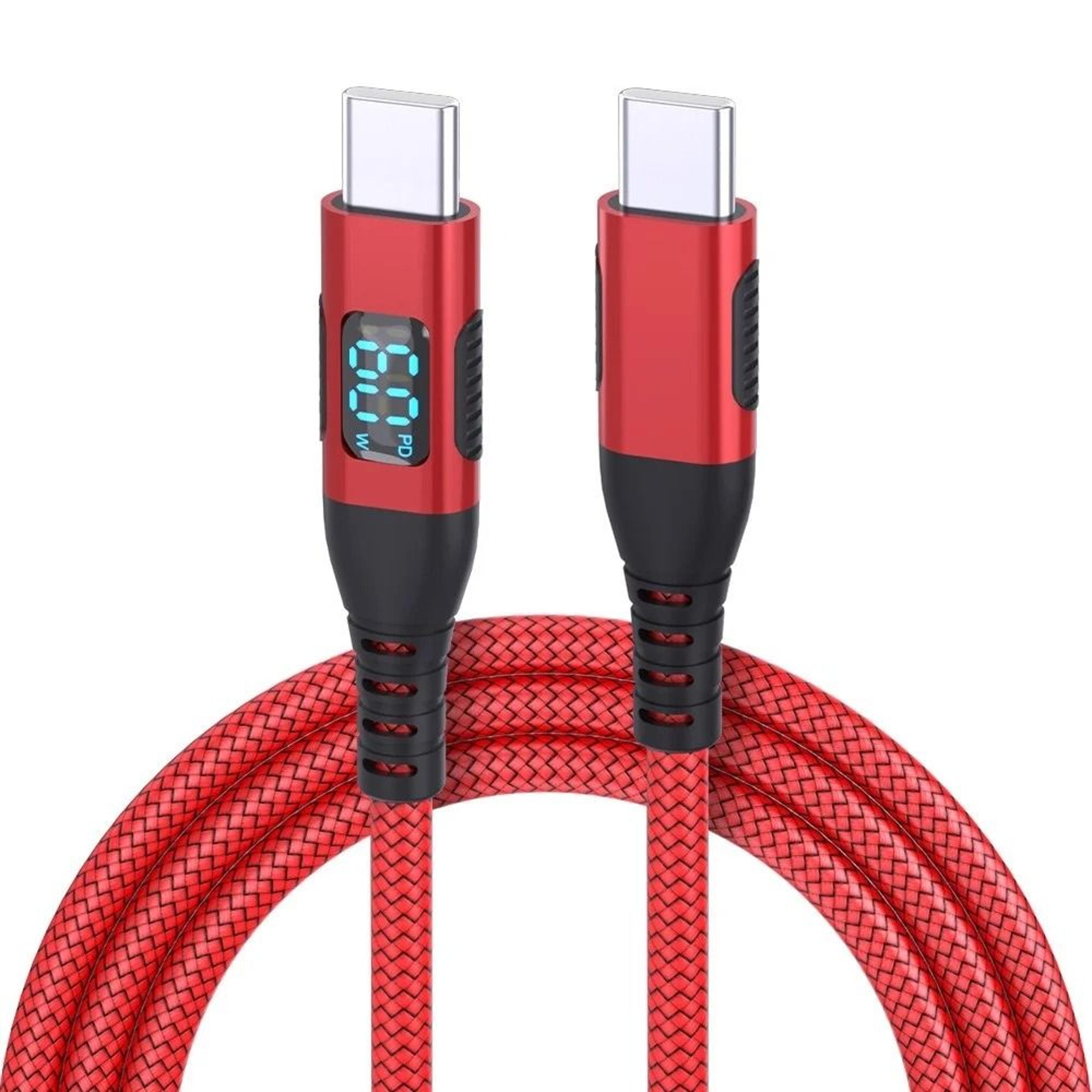 100W PD HighFidelity USBC To USBC Super Fast Charging And Data Sync Cord 6