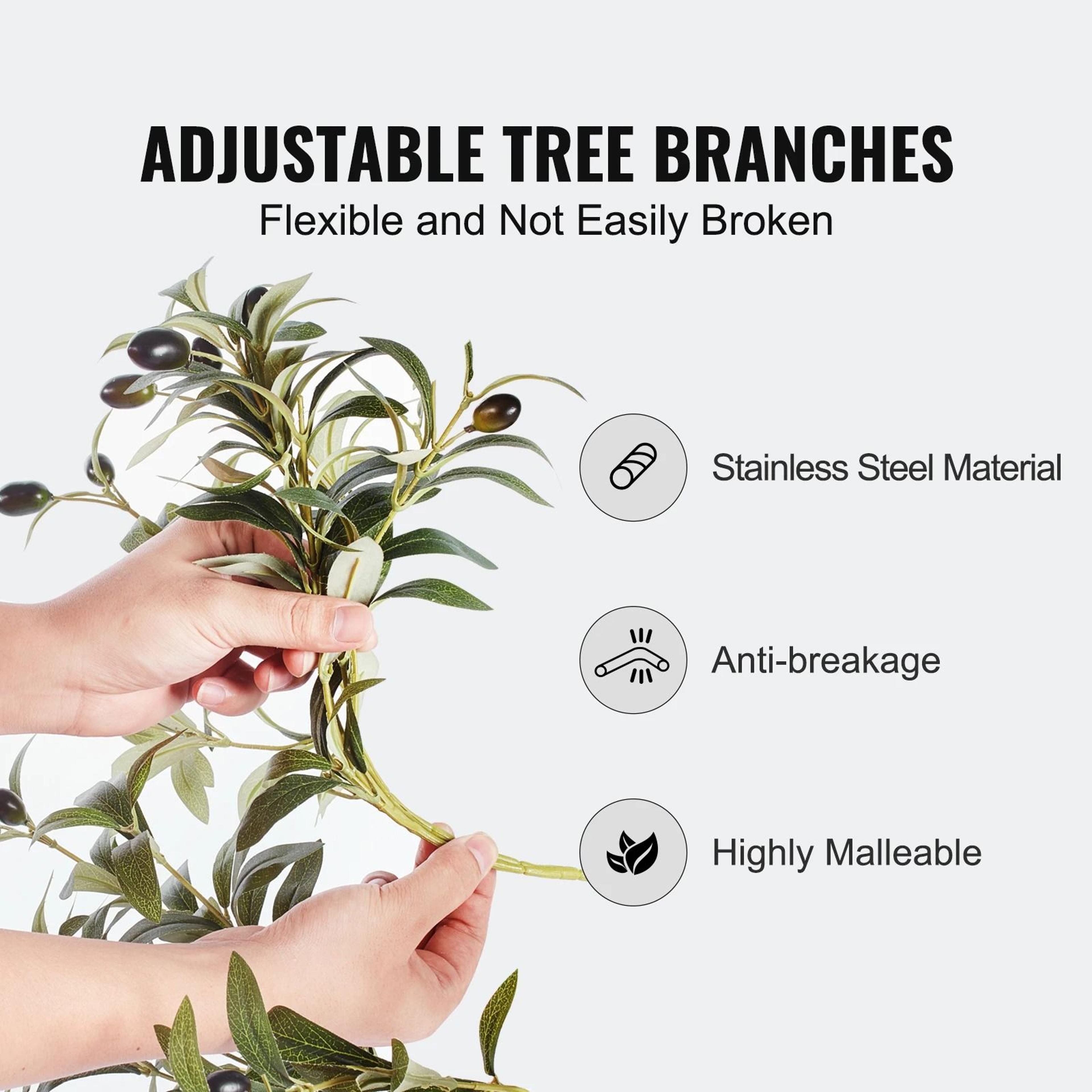 Premium Lifelike Artificial Olive Tree With Mediterranean Elegance 4