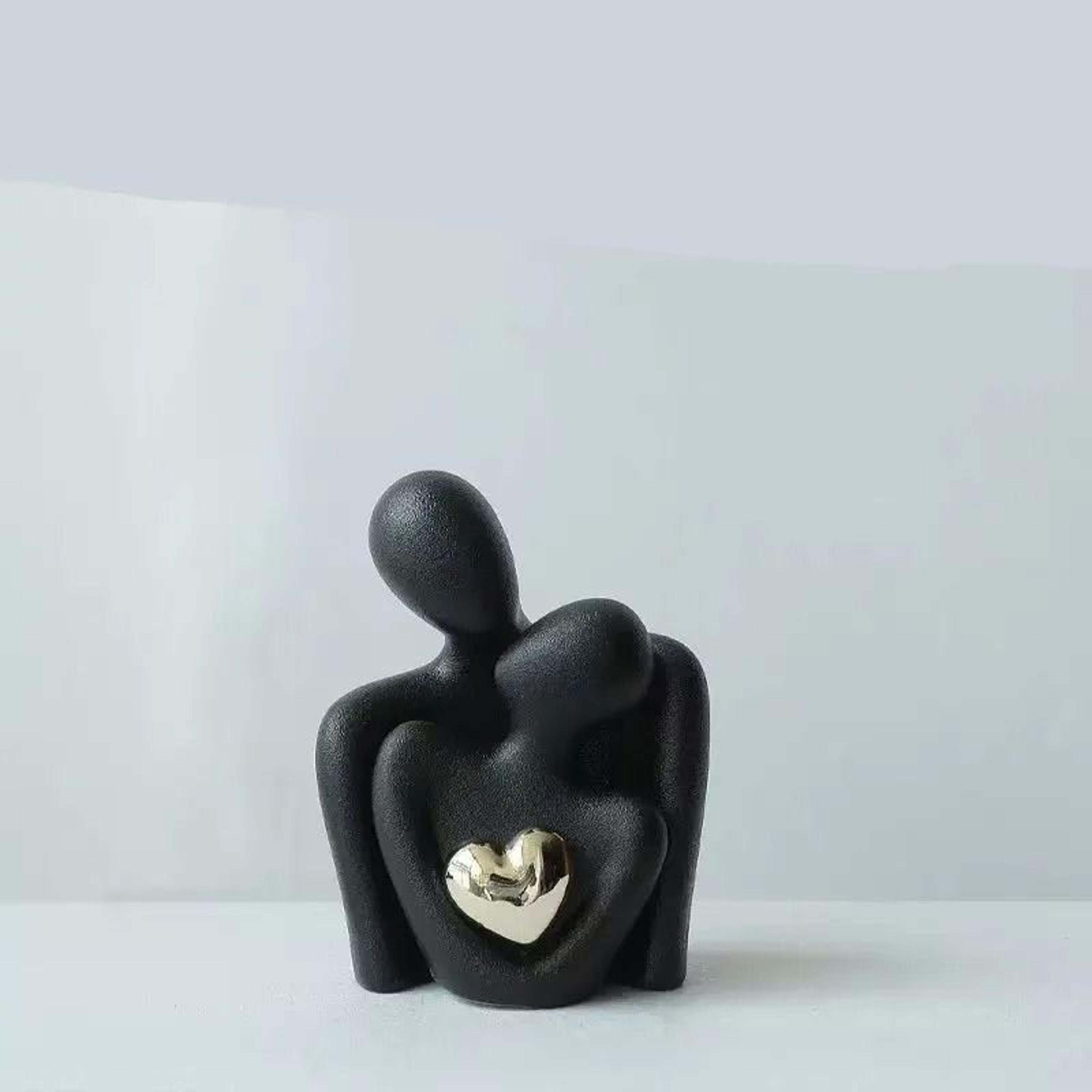 Love Embrace Couple Statue  Romantic Minimalist Bedroom Interior Decoration 8