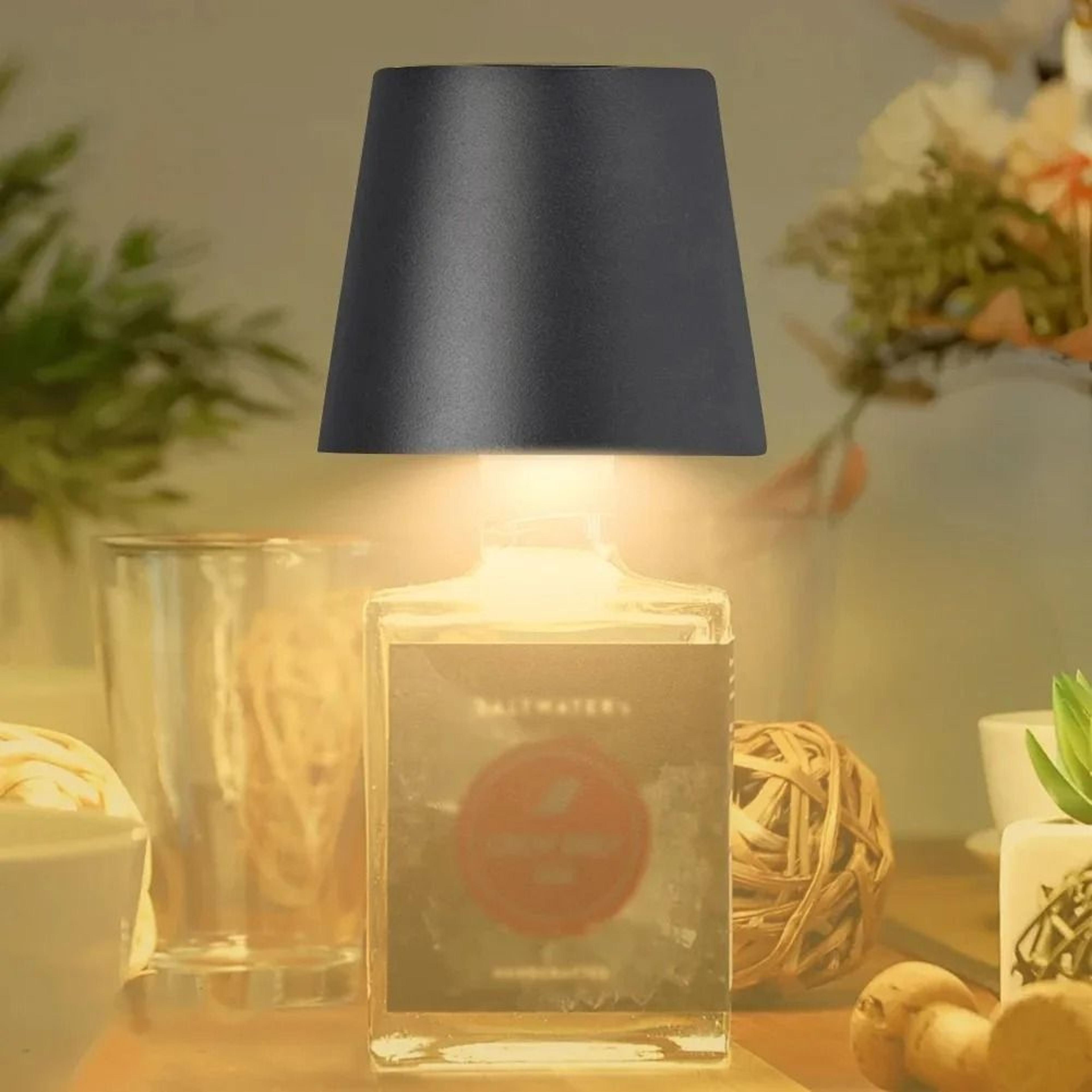 Wireless LED Wine Bottle Lamp  TouchControl Portable Table Light For Home  Bars 2