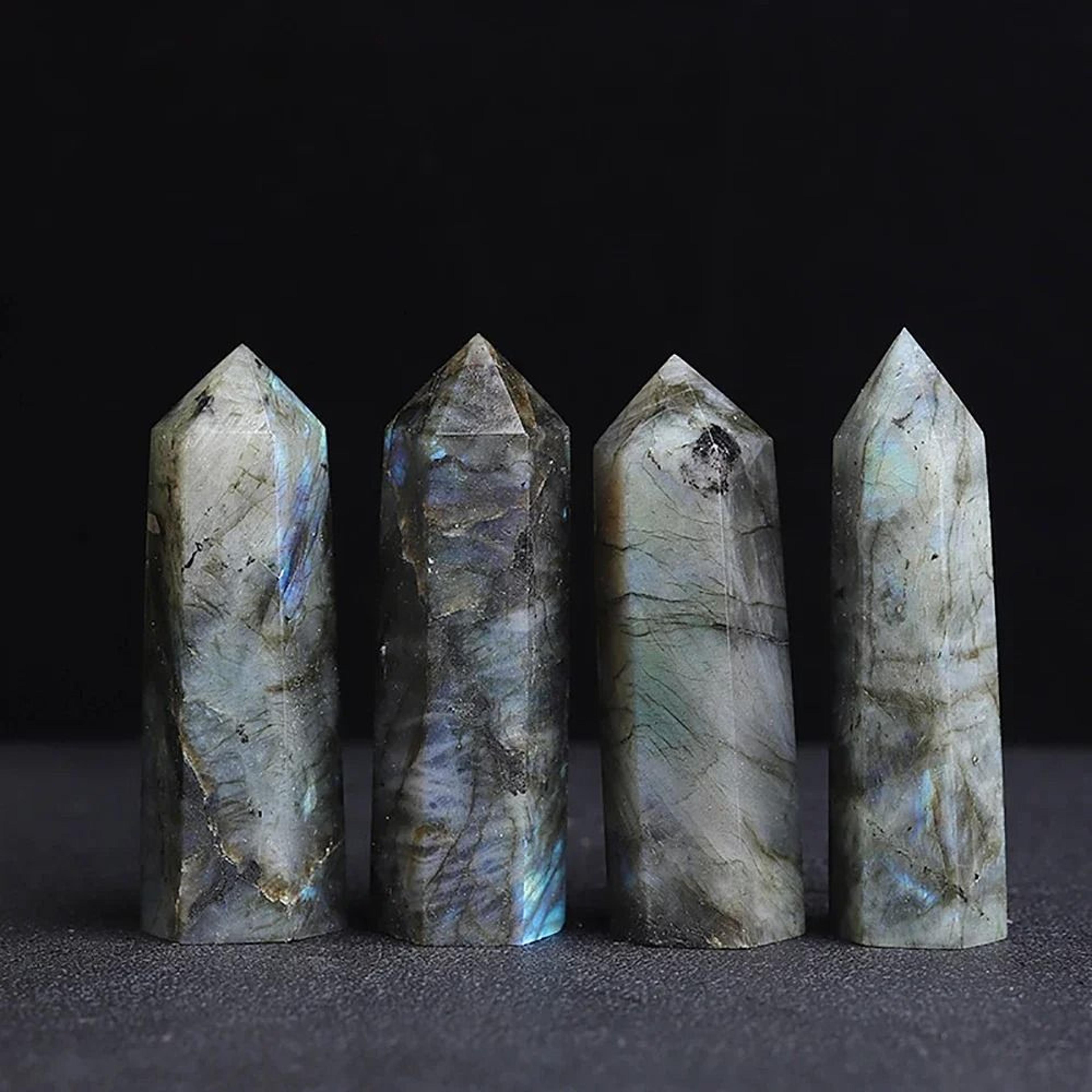 Natural Stone Crystal Point Wand  Reiki Healing Mineral Decor For Witchcraft  Meditation 19