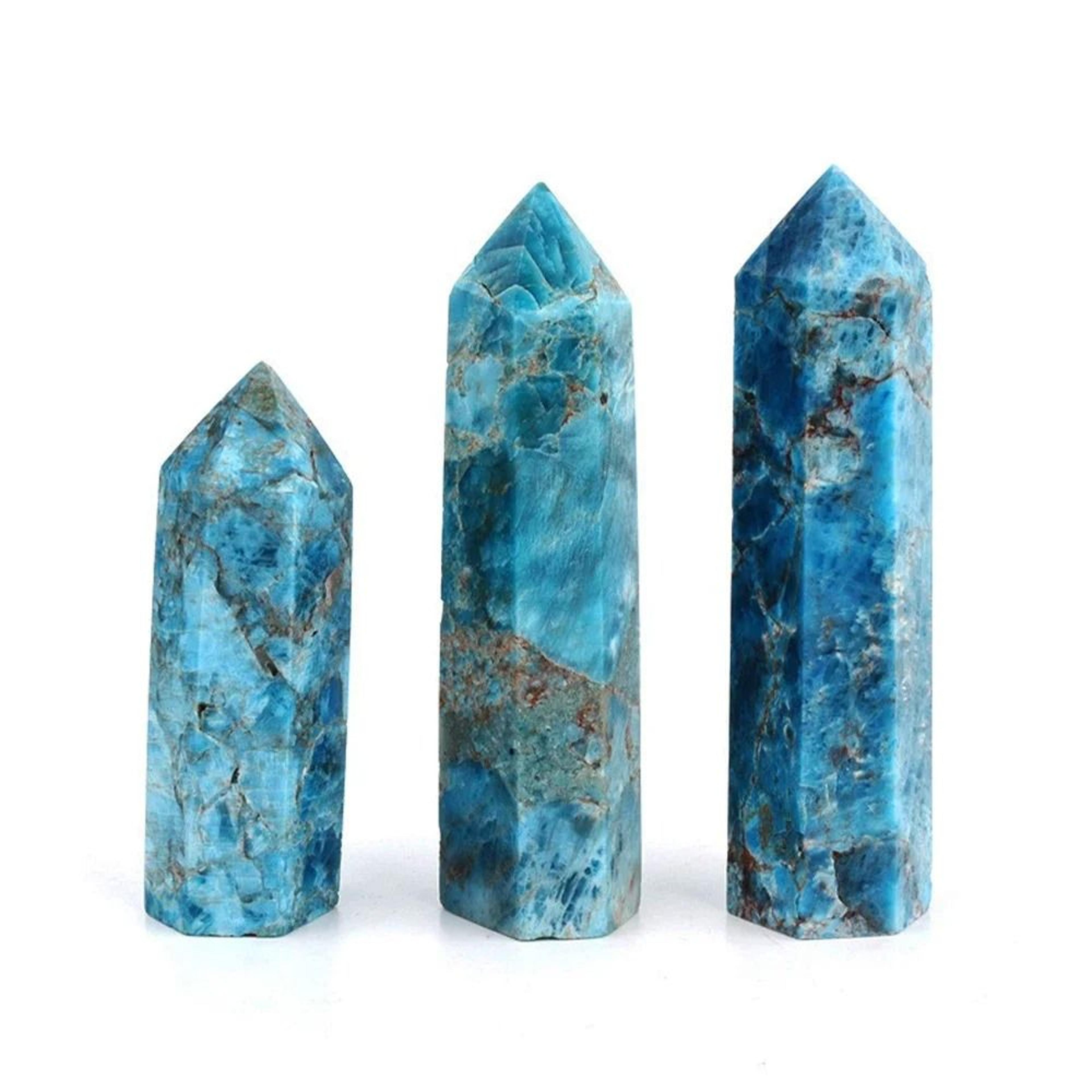 Natural Stone Crystal Point Wand  Reiki Healing Mineral Decor For Witchcraft  Meditation 8