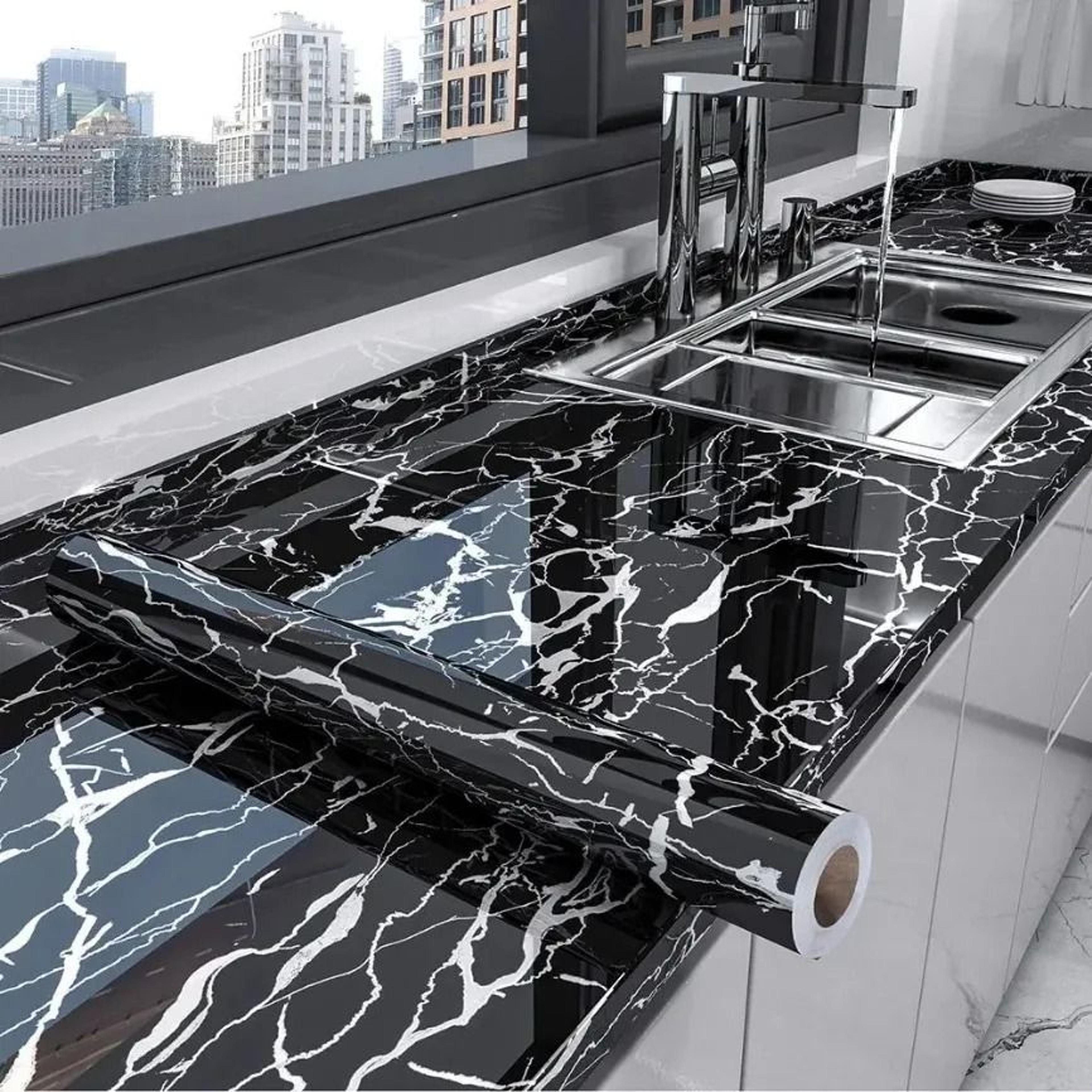 Modern Marble SelfAdhesive Wallpaper  Waterproof Peel And Stick Contact Paper 4