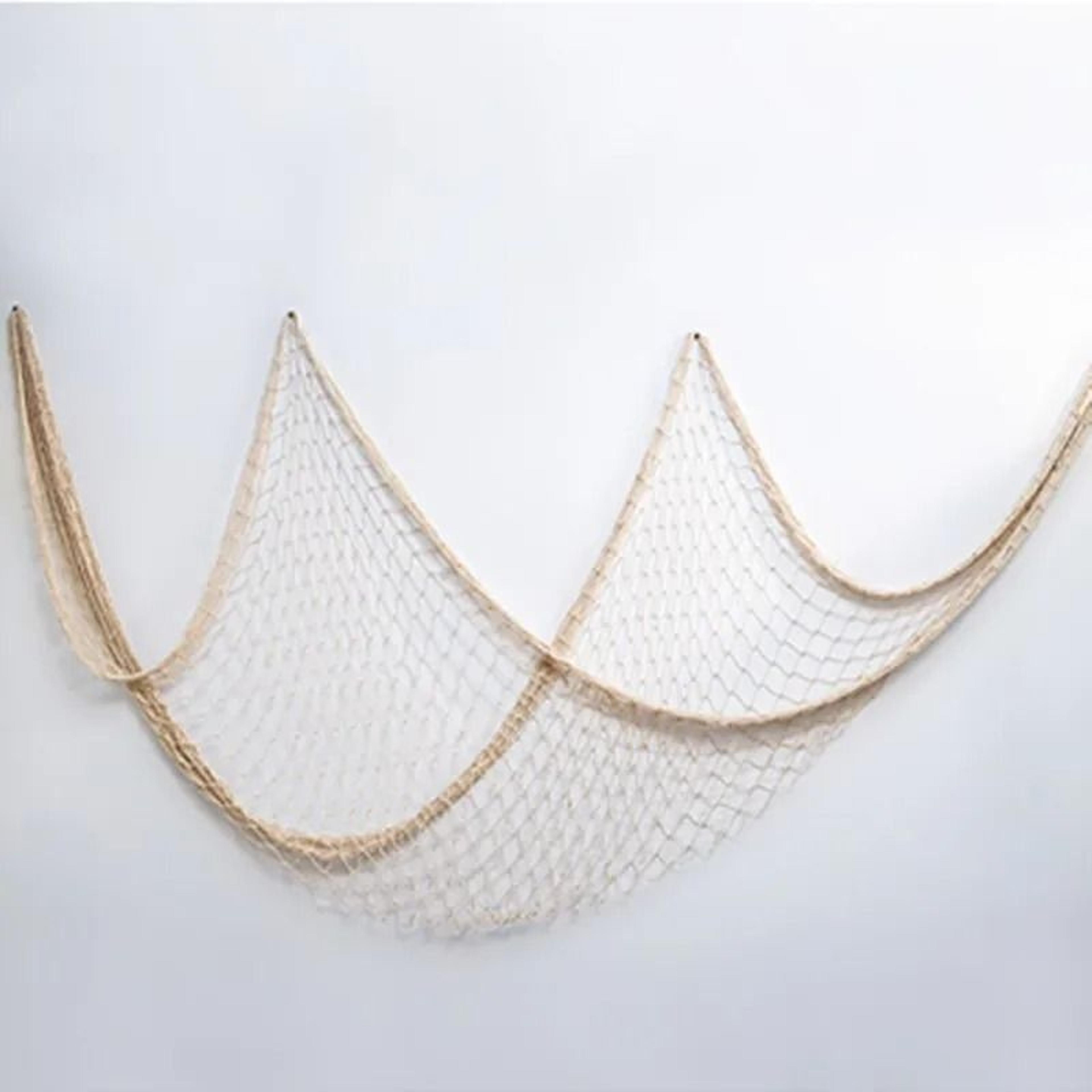 Mediterranean Nautical Fishing Net  Marine Wall Hanging Studio Prop  Garden Decor 7