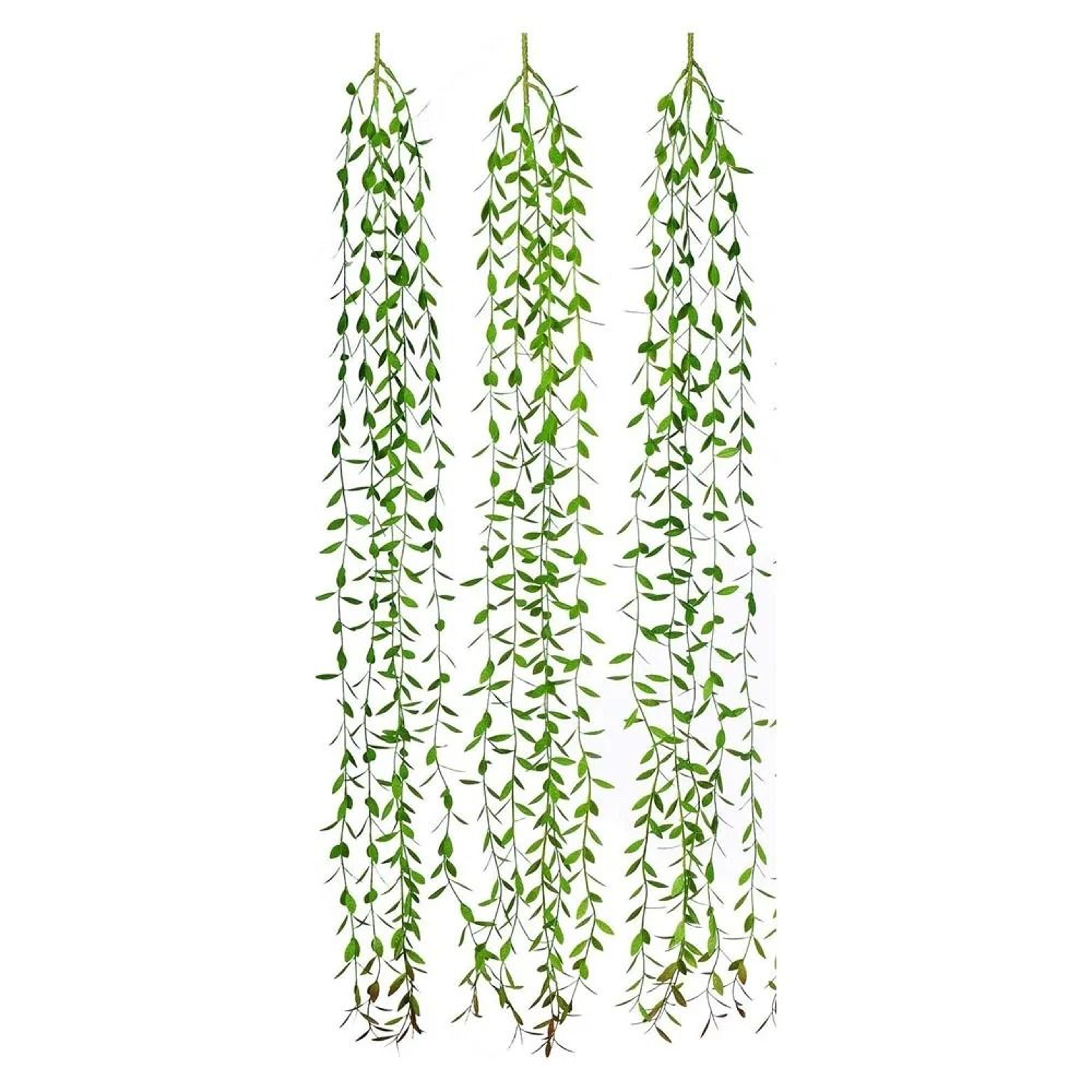Artificial Willow Ivy Garland  Hanging Fake Vines With Fairy Lights For Wedding  Home 2