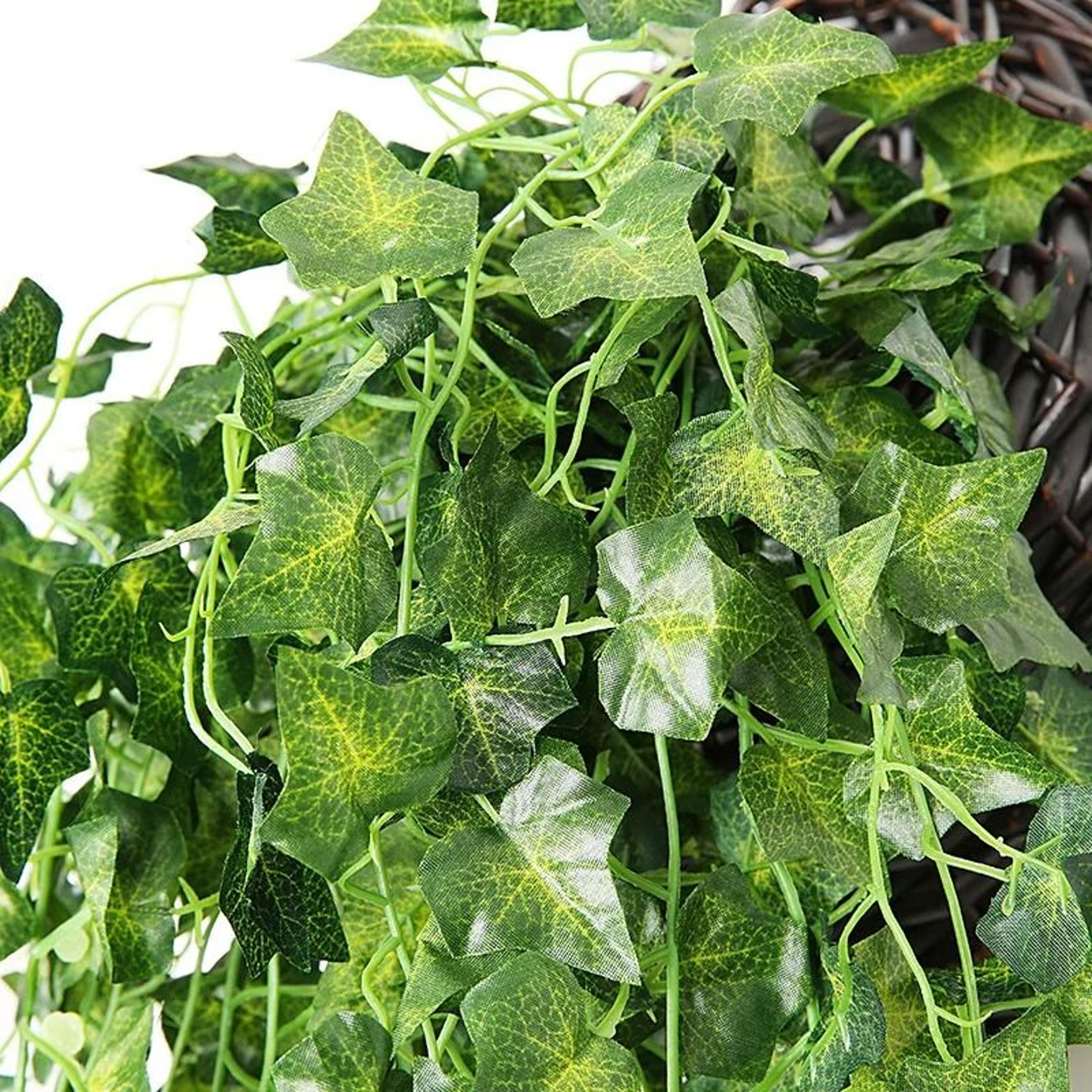 Artificial Hanging Rattan Vine  Fake Ivy Greenery For Indoor  Outdoor Decor 2