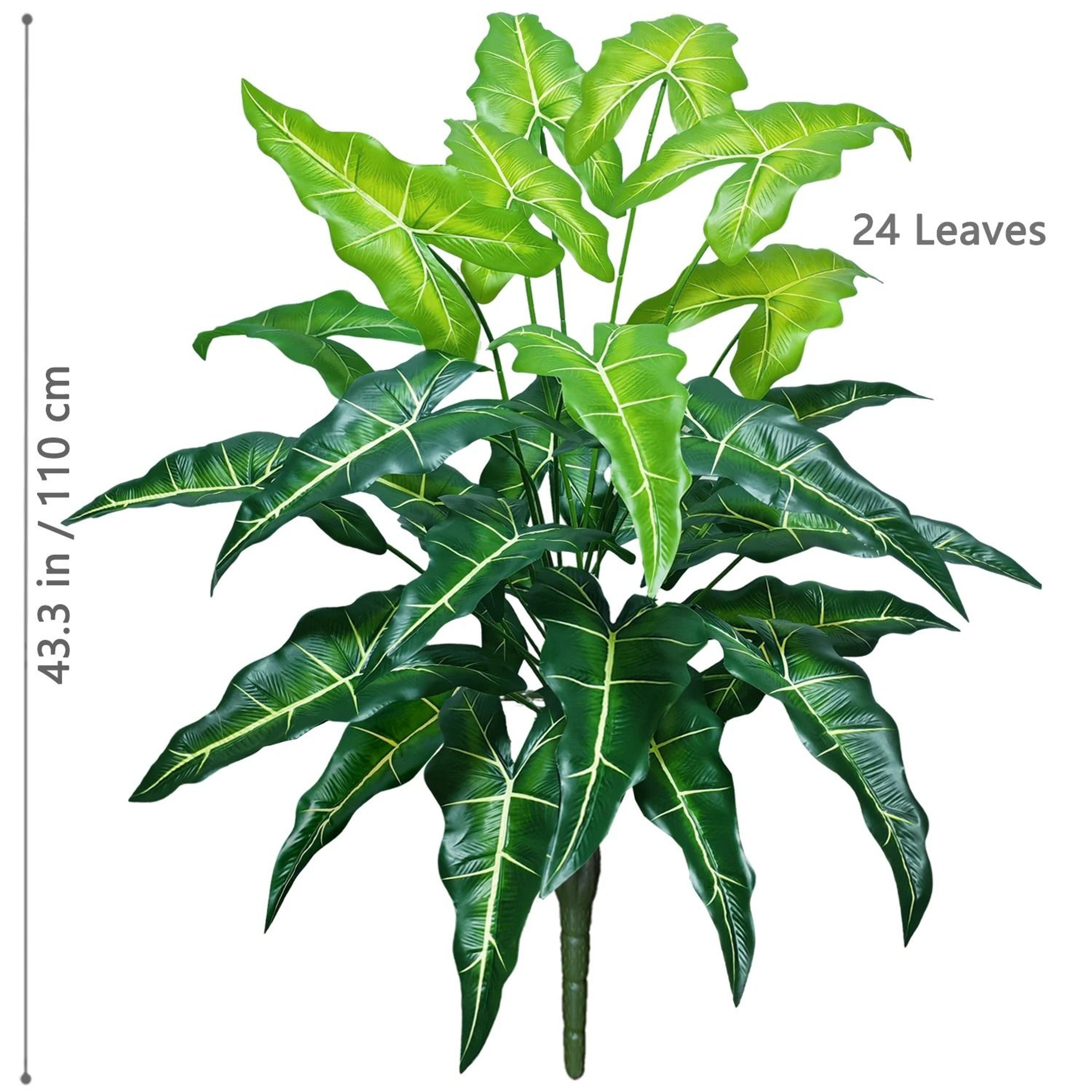 Giant Artificial Calla Lily  Tropical Foliage  Large Floor Plant For Modern Home  Office Decor 8