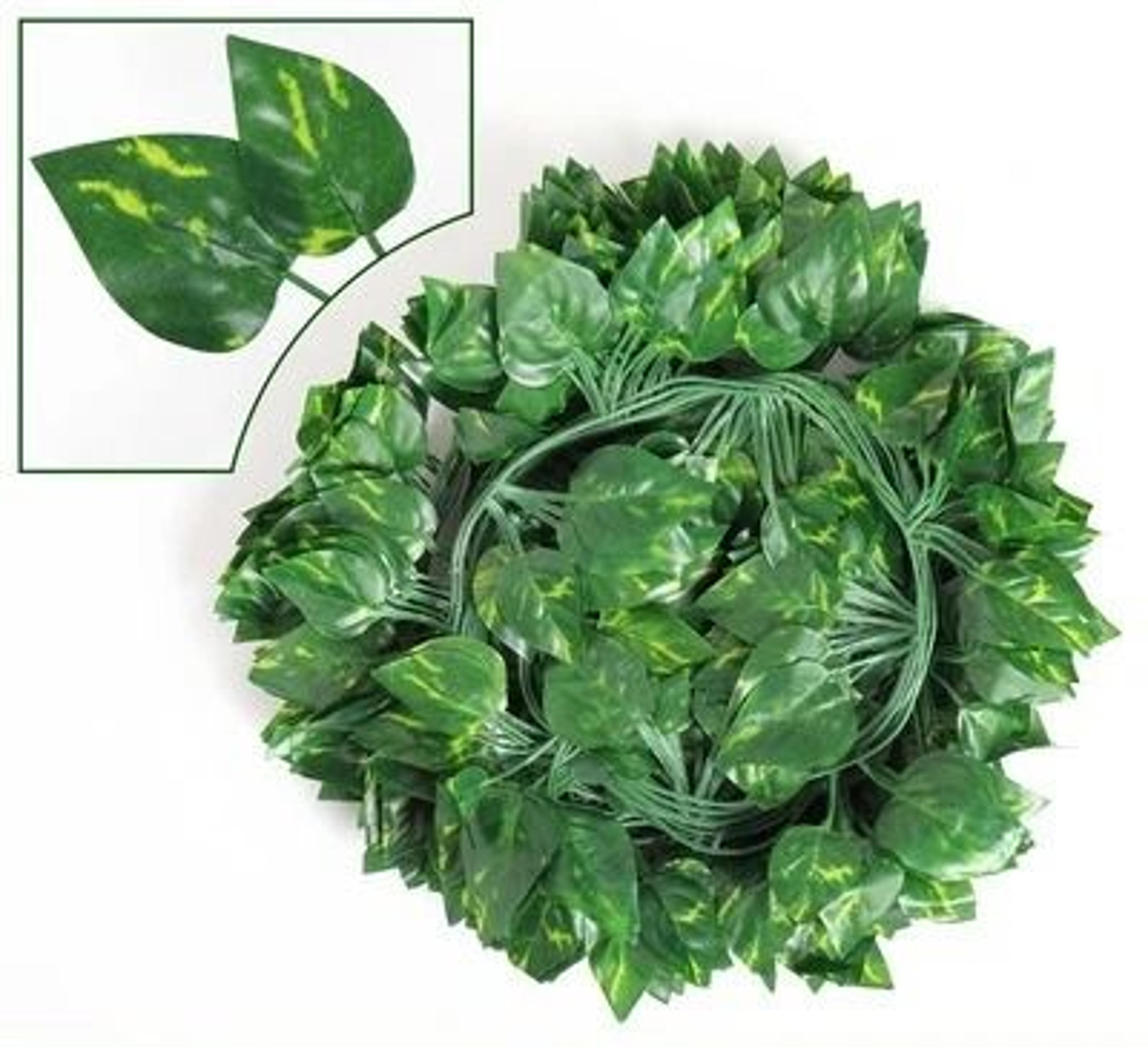 Artificial Ivy Leaf Garland  Hanging Faux Greenery Vines  Indoor Garden  Wedding Party Wall Decor 6