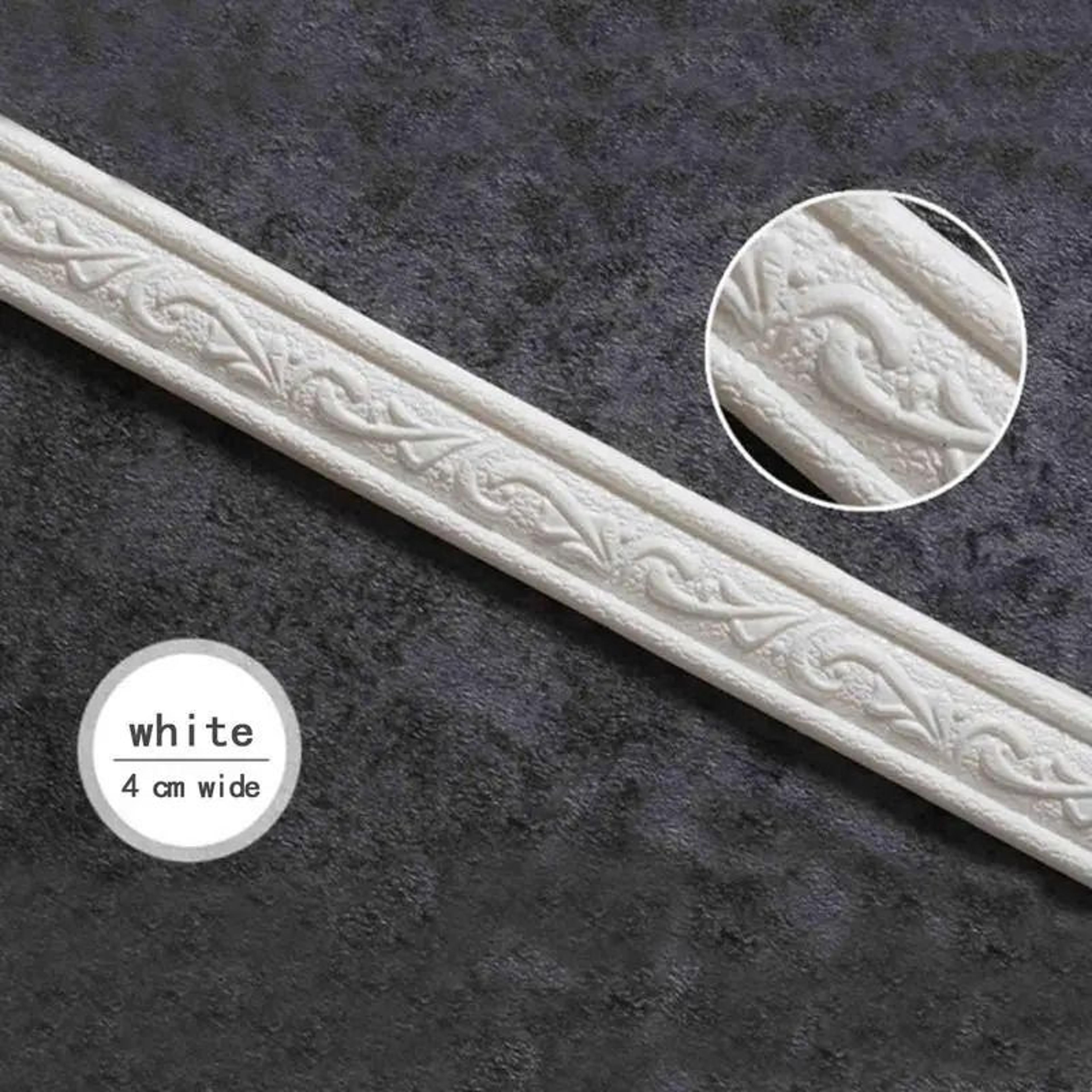 3D Foam Molding Trim  SelfAdhesive Flexible Wall Edge Strip  Professional Waterproof Ceiling  Corne 2