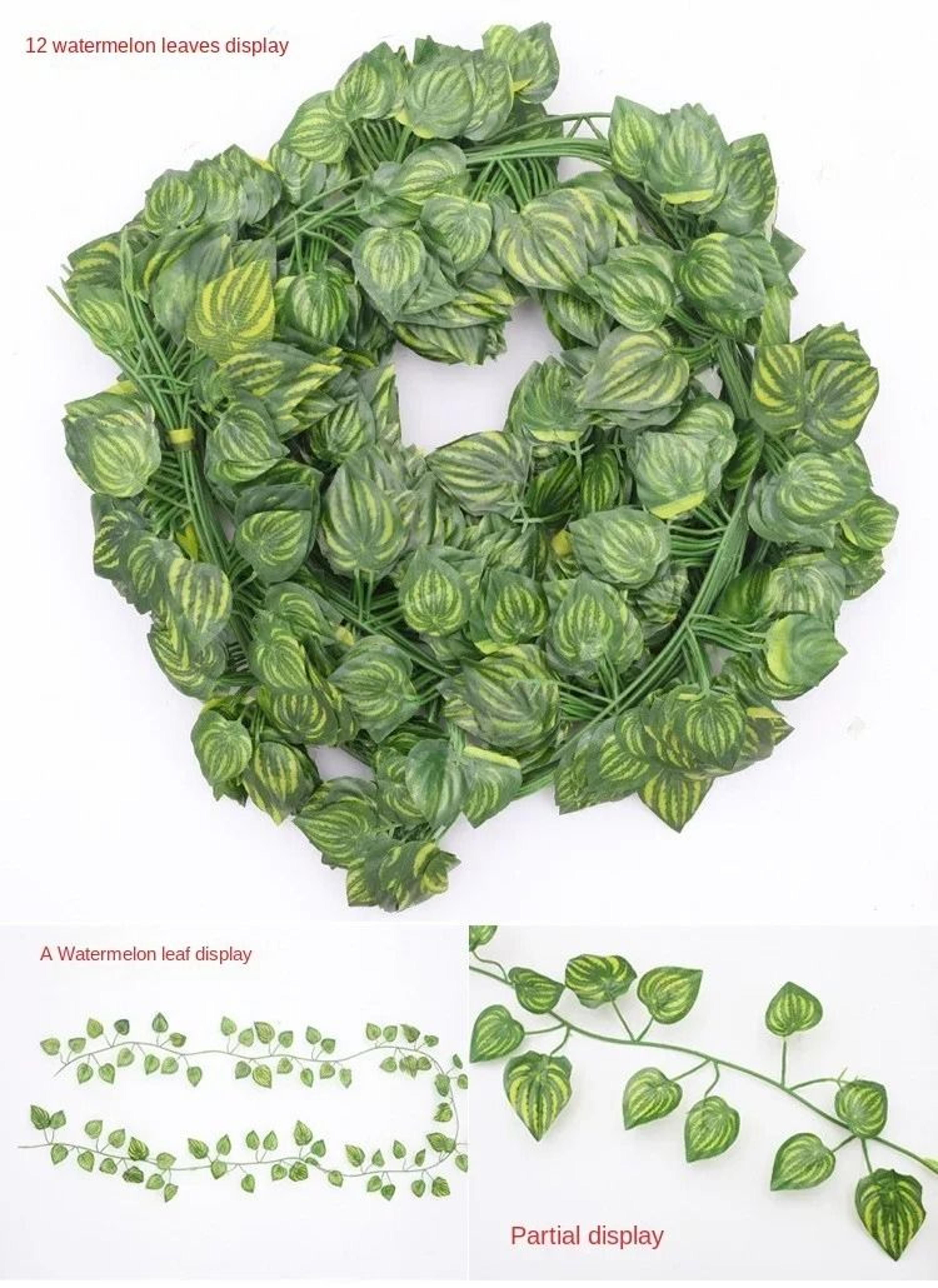 210cm Artificial Green Ivy Leaf Garland  Professional Silk Wall Hanging Vine For Garden  Weddings 9