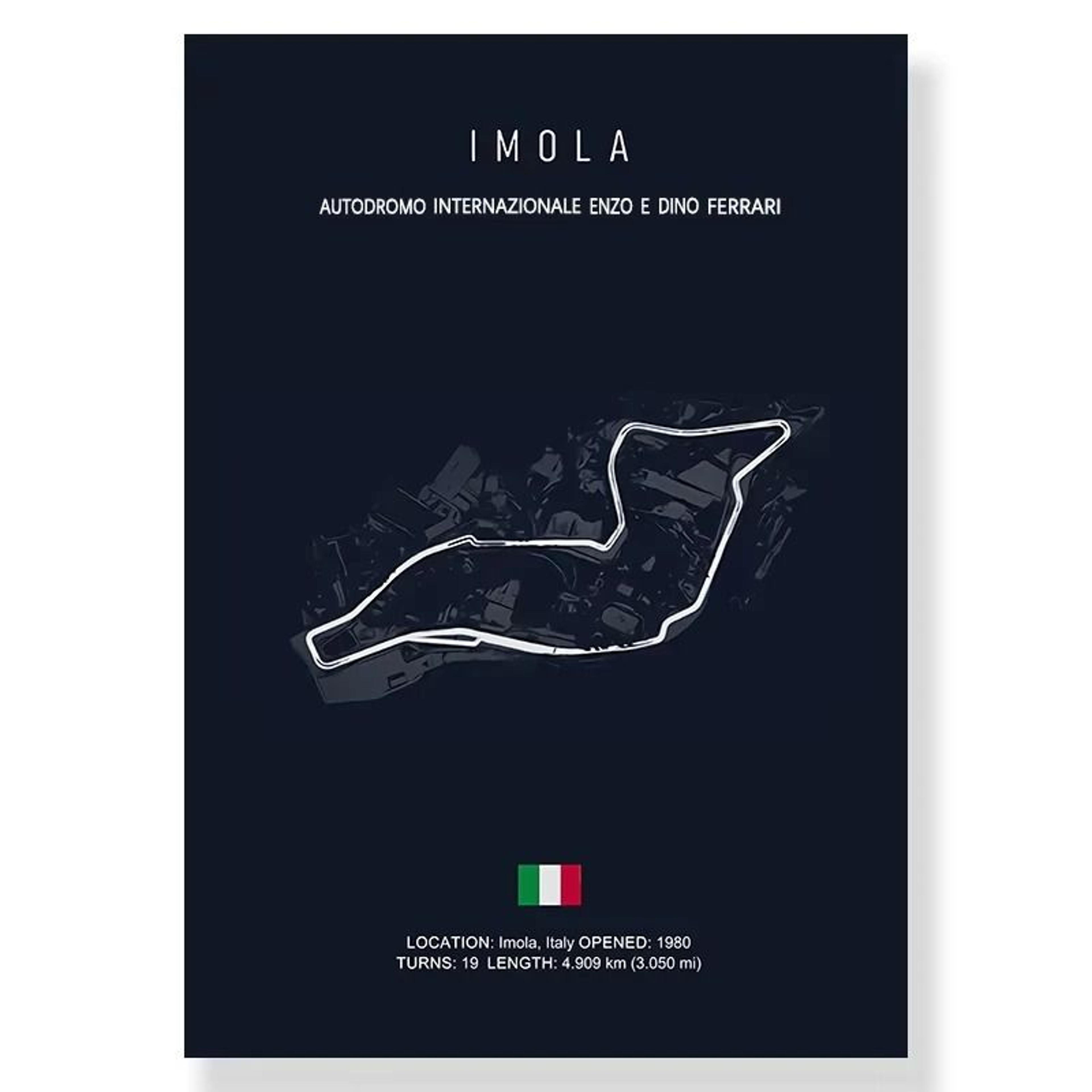F1 Race Track Canvas Painting  Classic Morocco  Imola Circuit Art  Professional Executive Home  Off 11