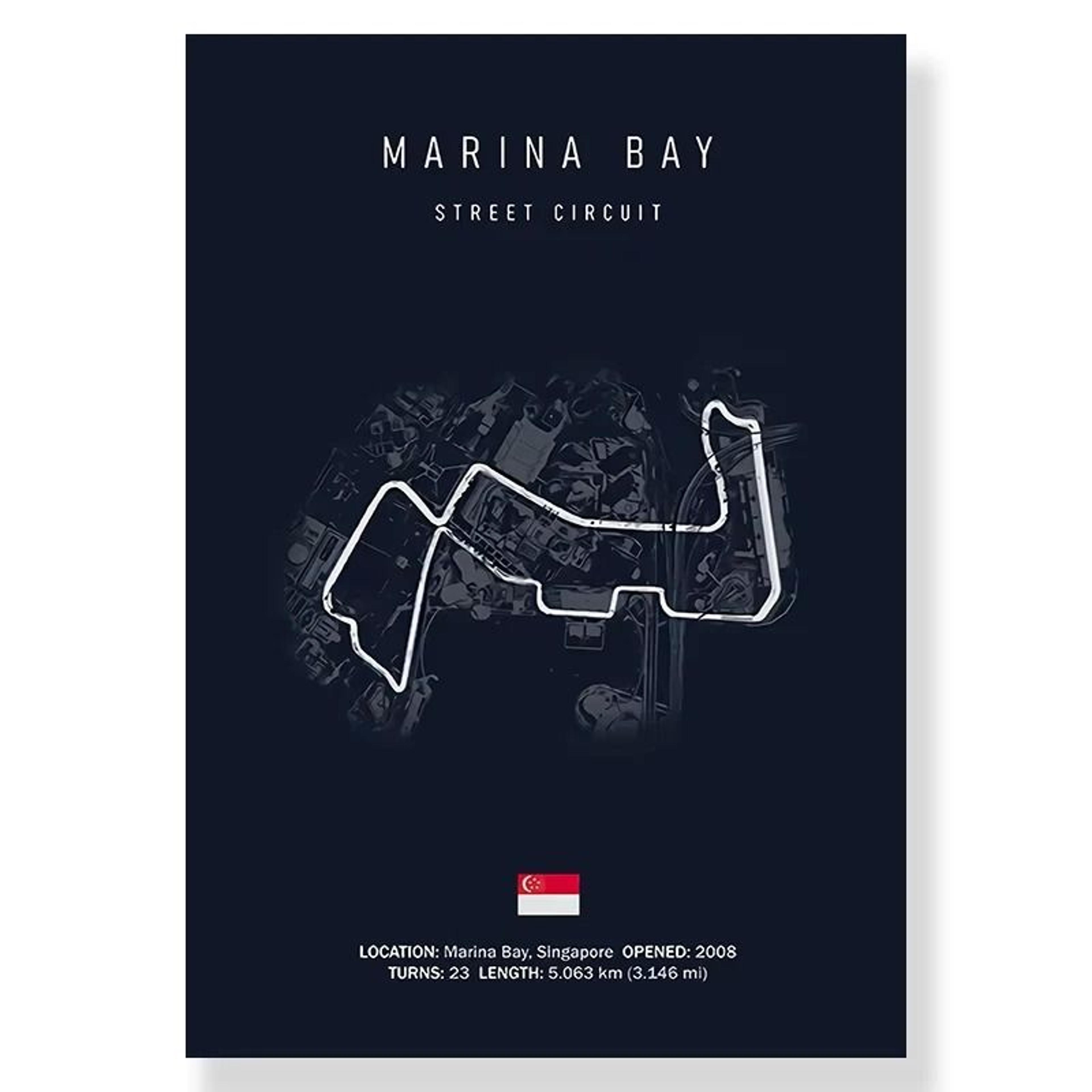 F1 Race Track Canvas Painting  Classic Morocco  Imola Circuit Art  Professional Executive Home  Off 16