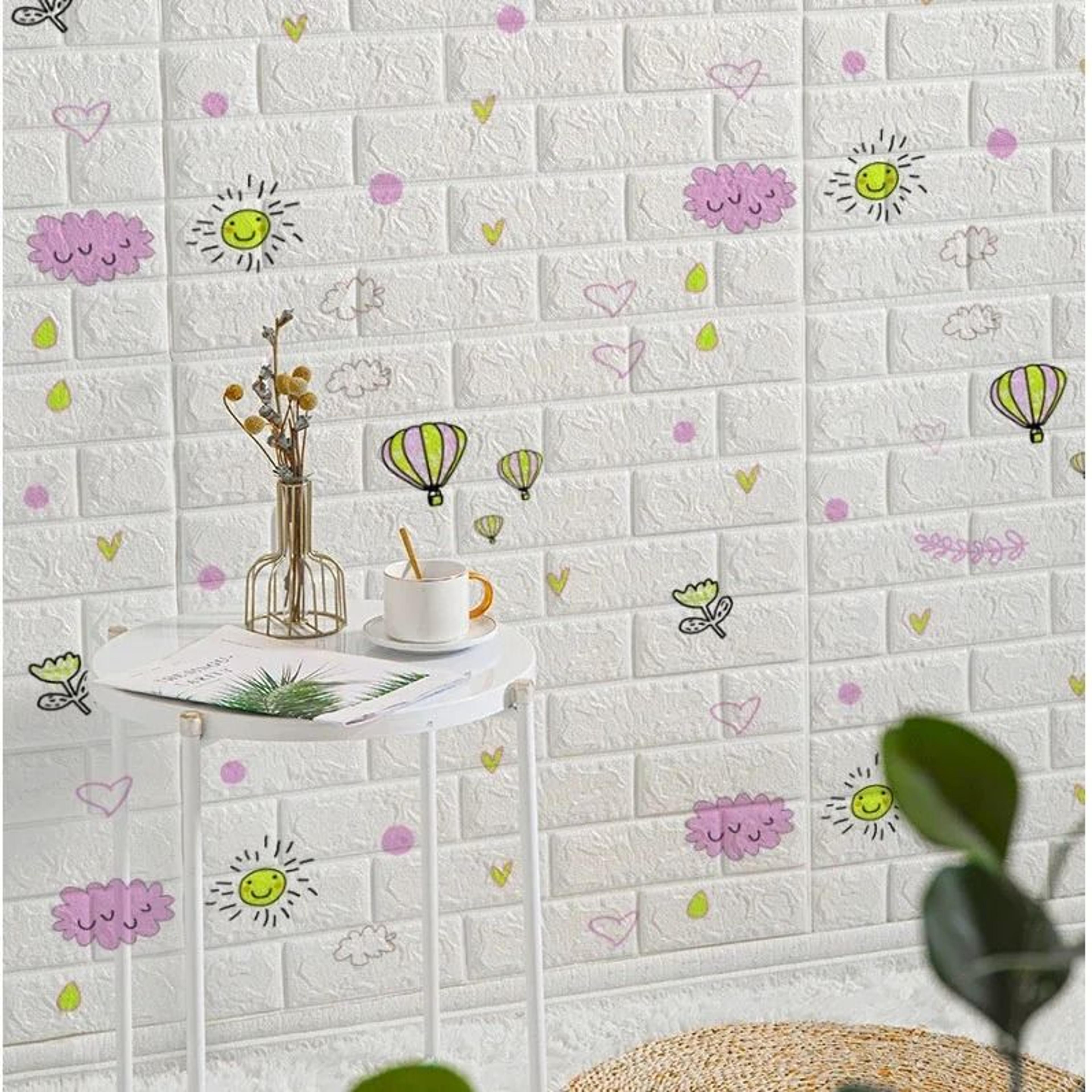 3D Foam Brick Wall Panel  SelfAdhesive Waterproof Decor  Executive TV Backdrop  Living Room Sanctua 20