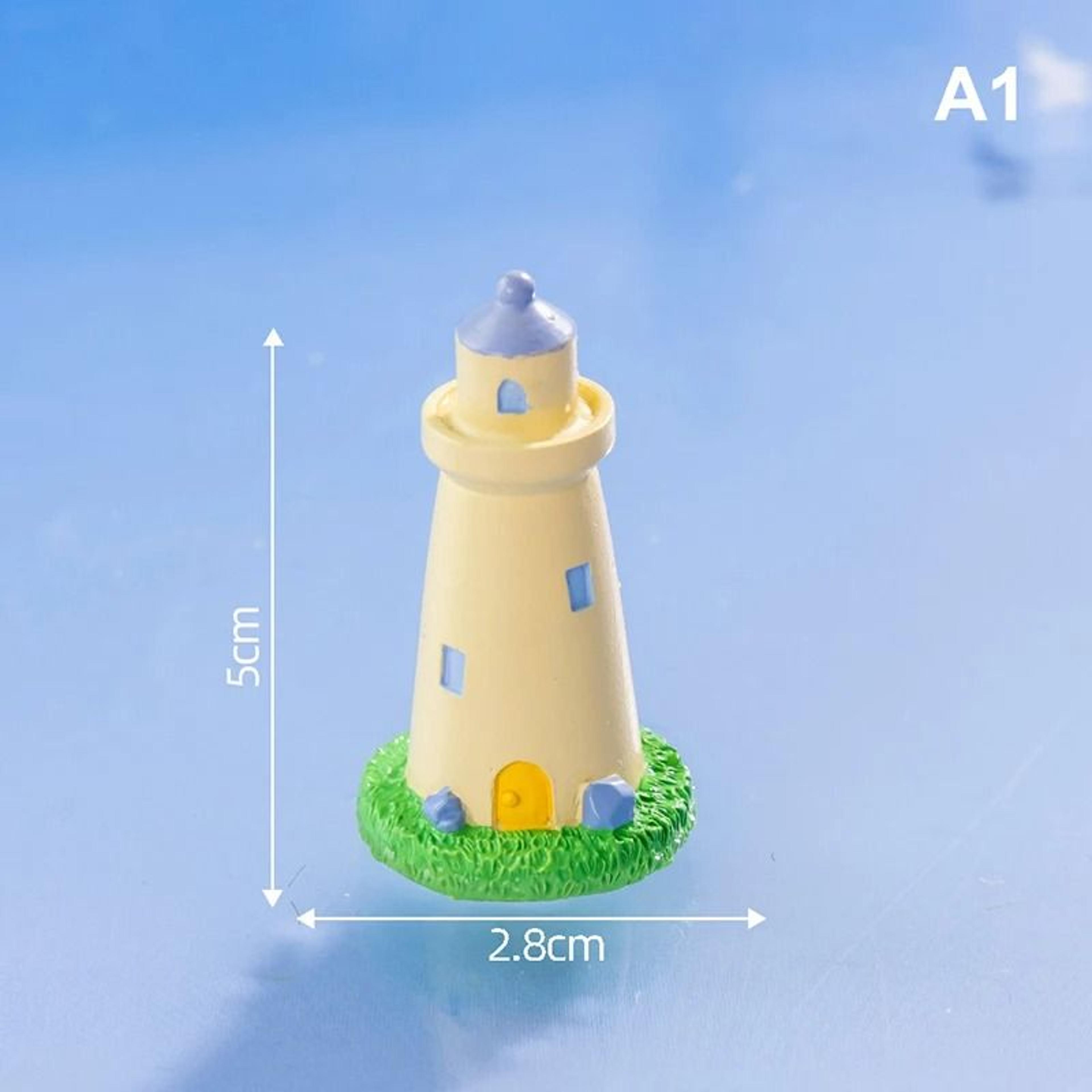 Miniature Lighthouse Ocean Statue  Resin Craft Maritime Ornament  Executive MicroLandscape Sanctuar 7