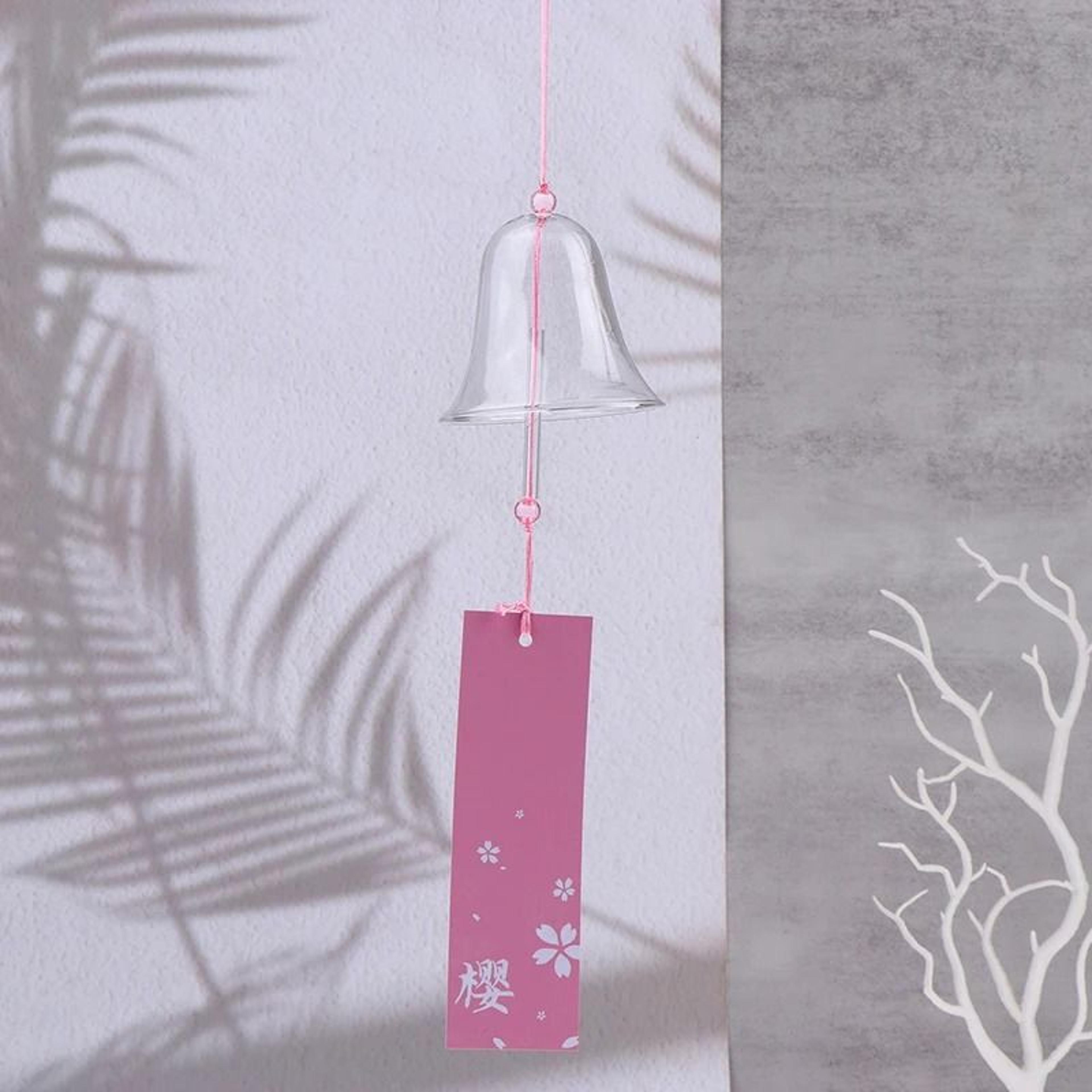 Japanese Glass Wind Chime  Transparent Garden Wind Bell  Executive Outdoor  Studio Sanctuary Decor 11