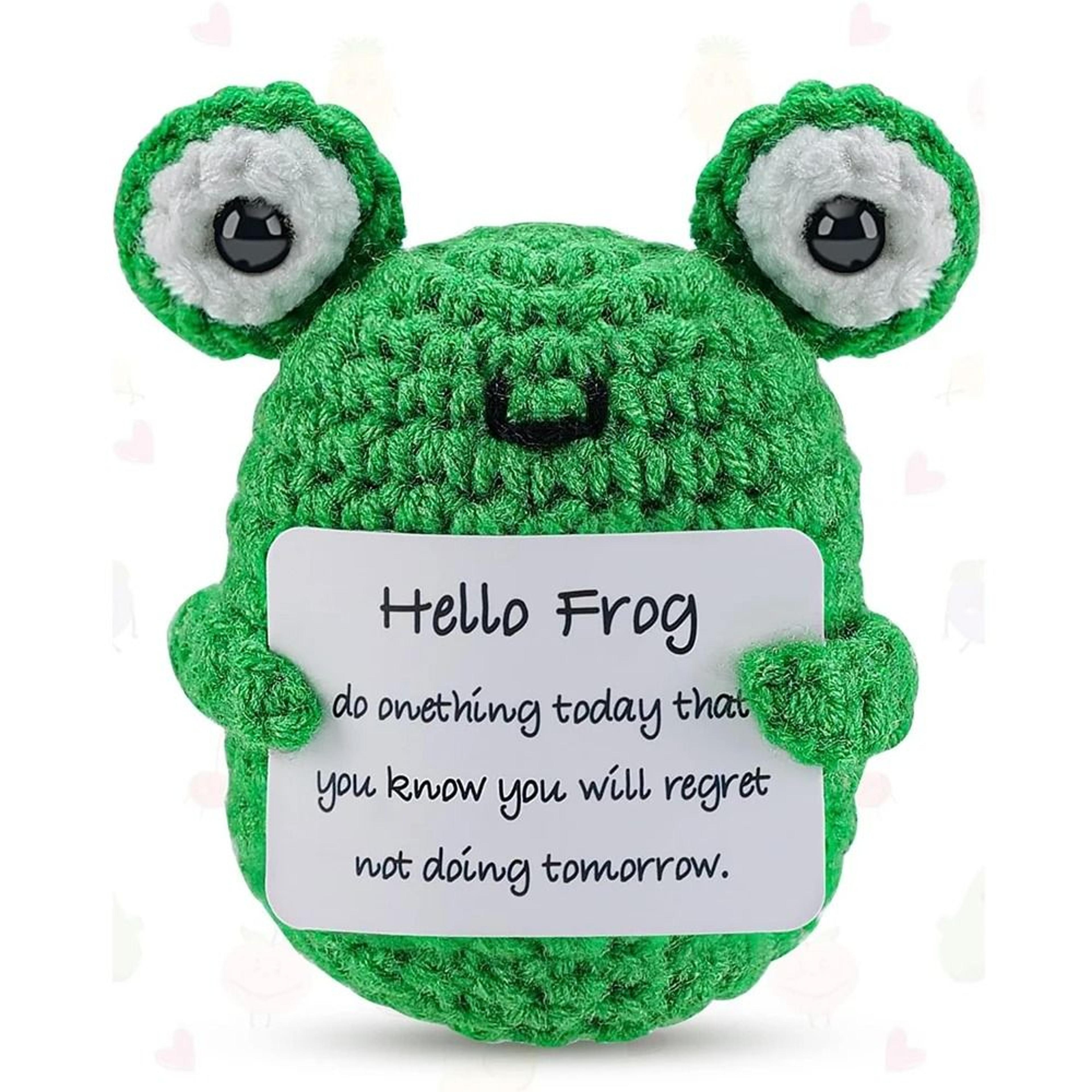 Artisan Emotional Support Plush  Handmade Creative Crochet Totem  Executive Desktop  Home Studio Sa 12
