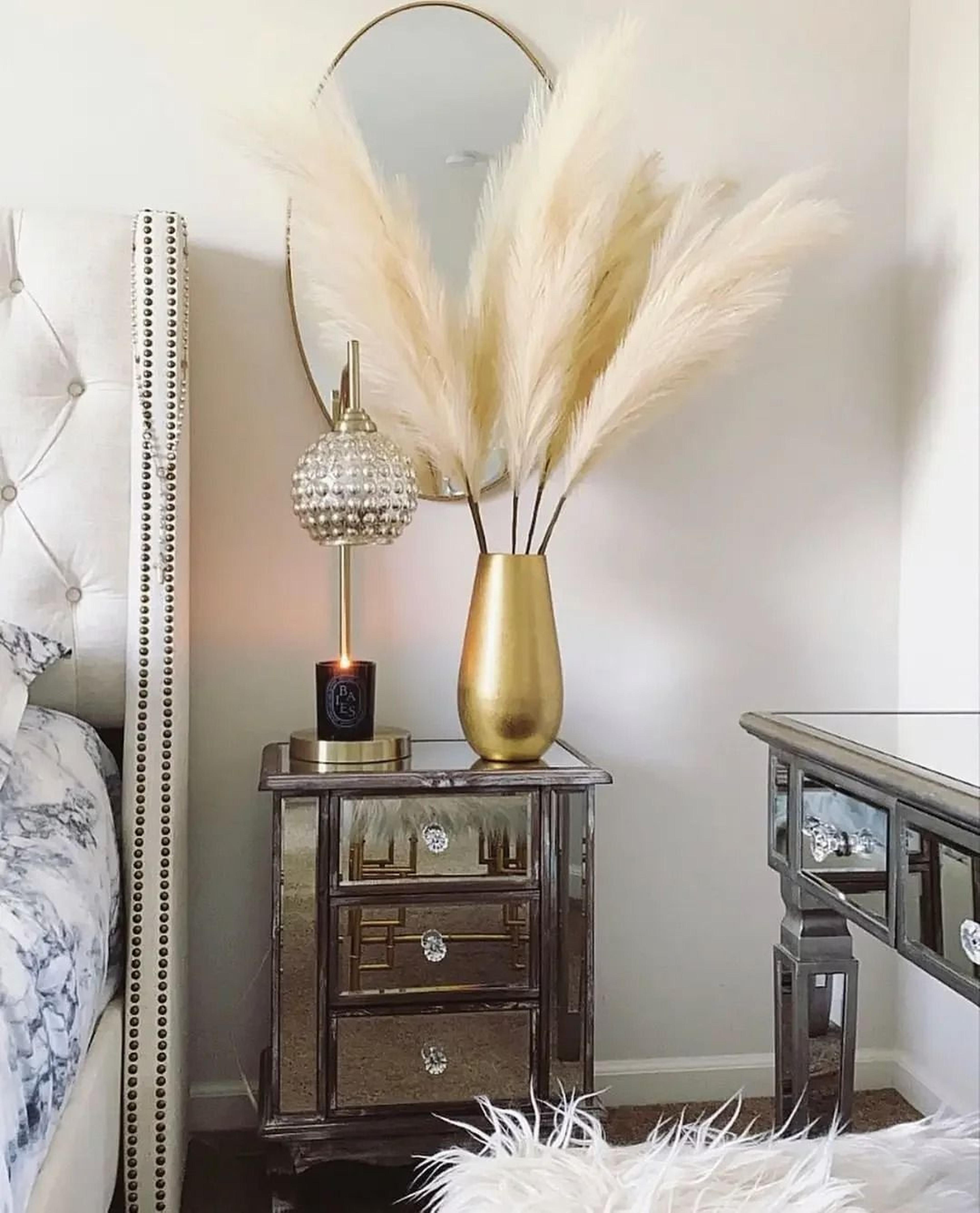 Majestic Faux Pampas Plume  120cm Tall Fluffy Artificial Stem  Executive Studio  Modern Home Sanctu 2