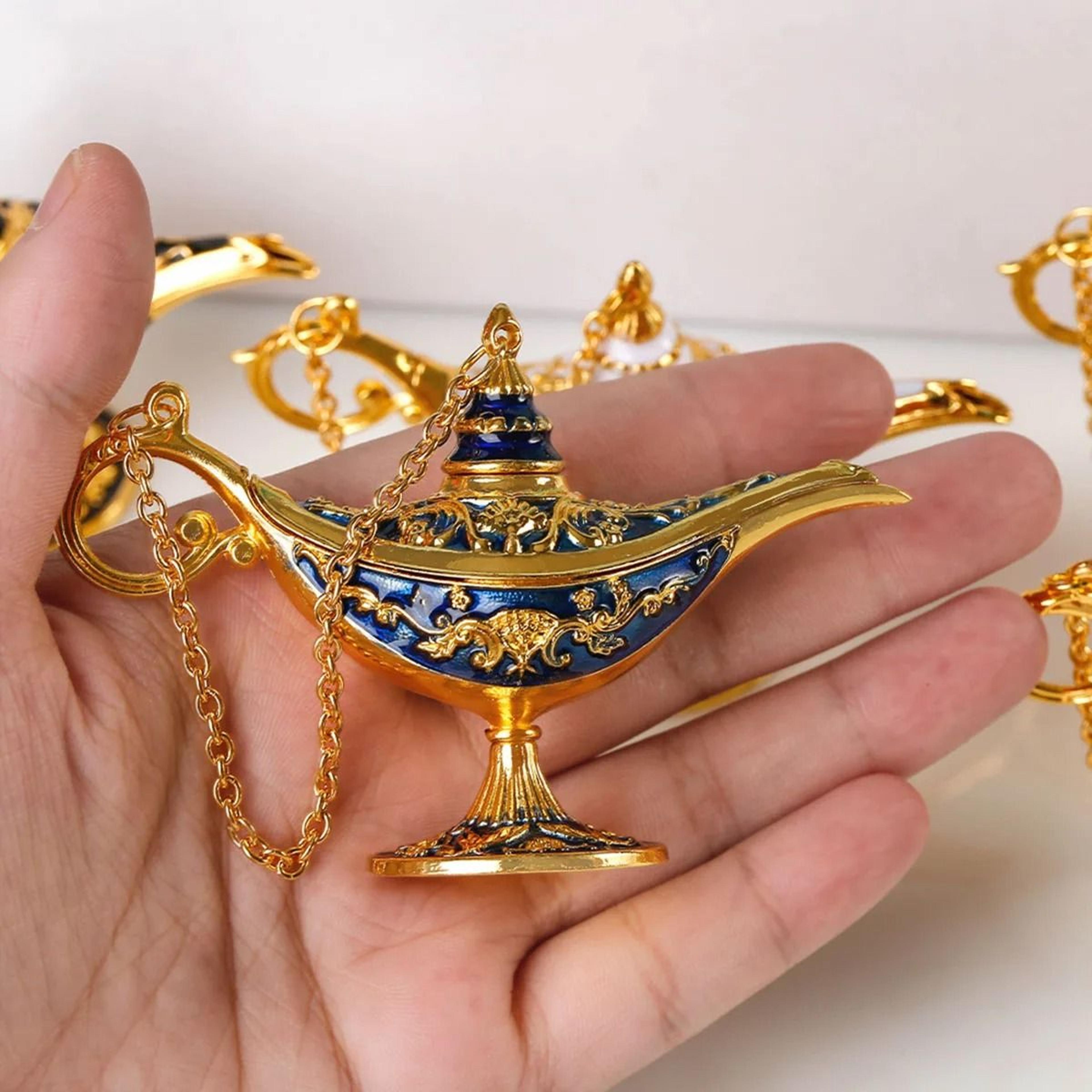 Artisan Aladdin Wish Lamp  Vintage European Metal Ornament  Executive Studio  Arabian Night Sanctua 1