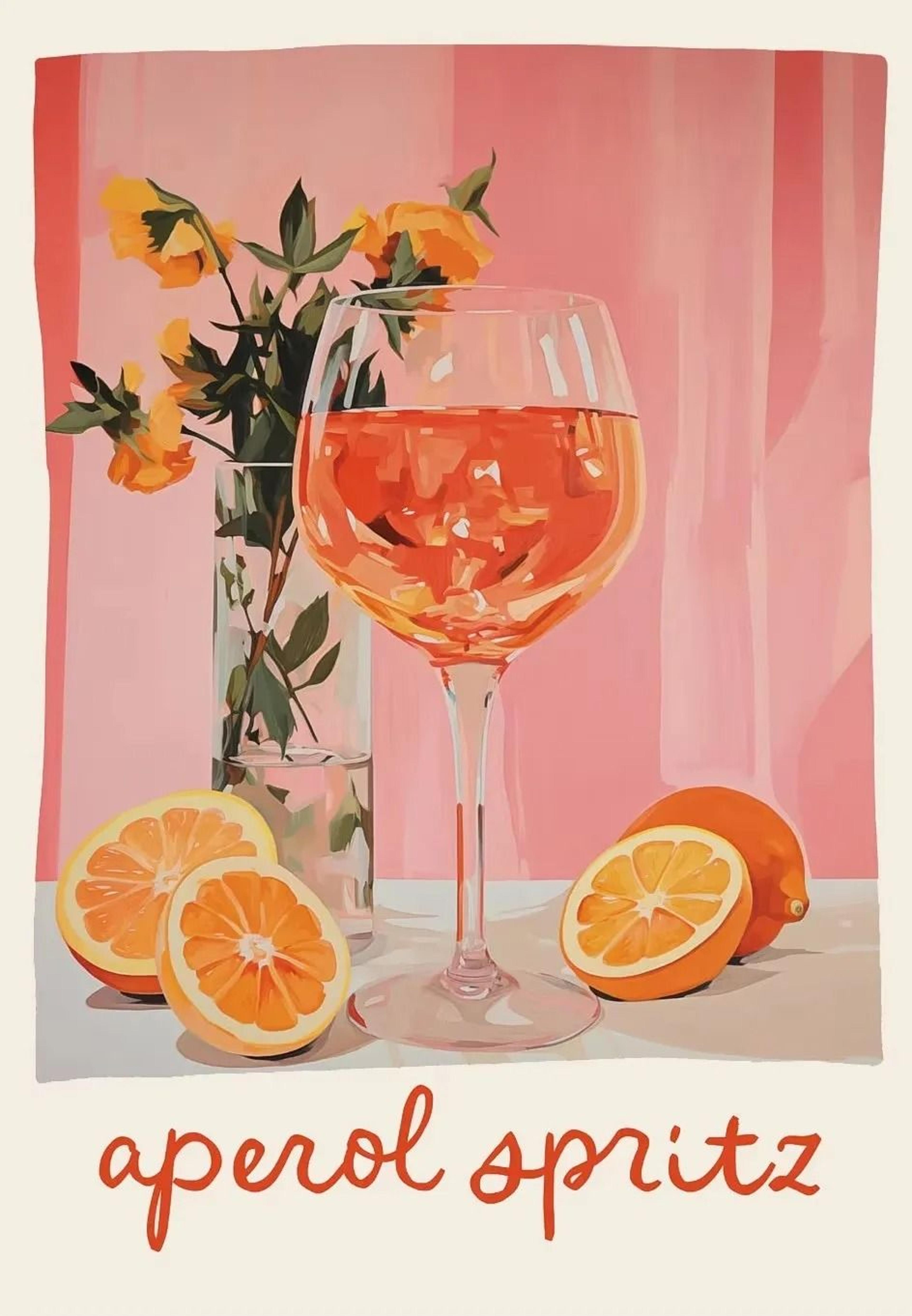 Aperitivo Series Canvas Art  Italian Cocktail  Food Prints  Executive Kitchen  Social Sanctuary Dec 2
