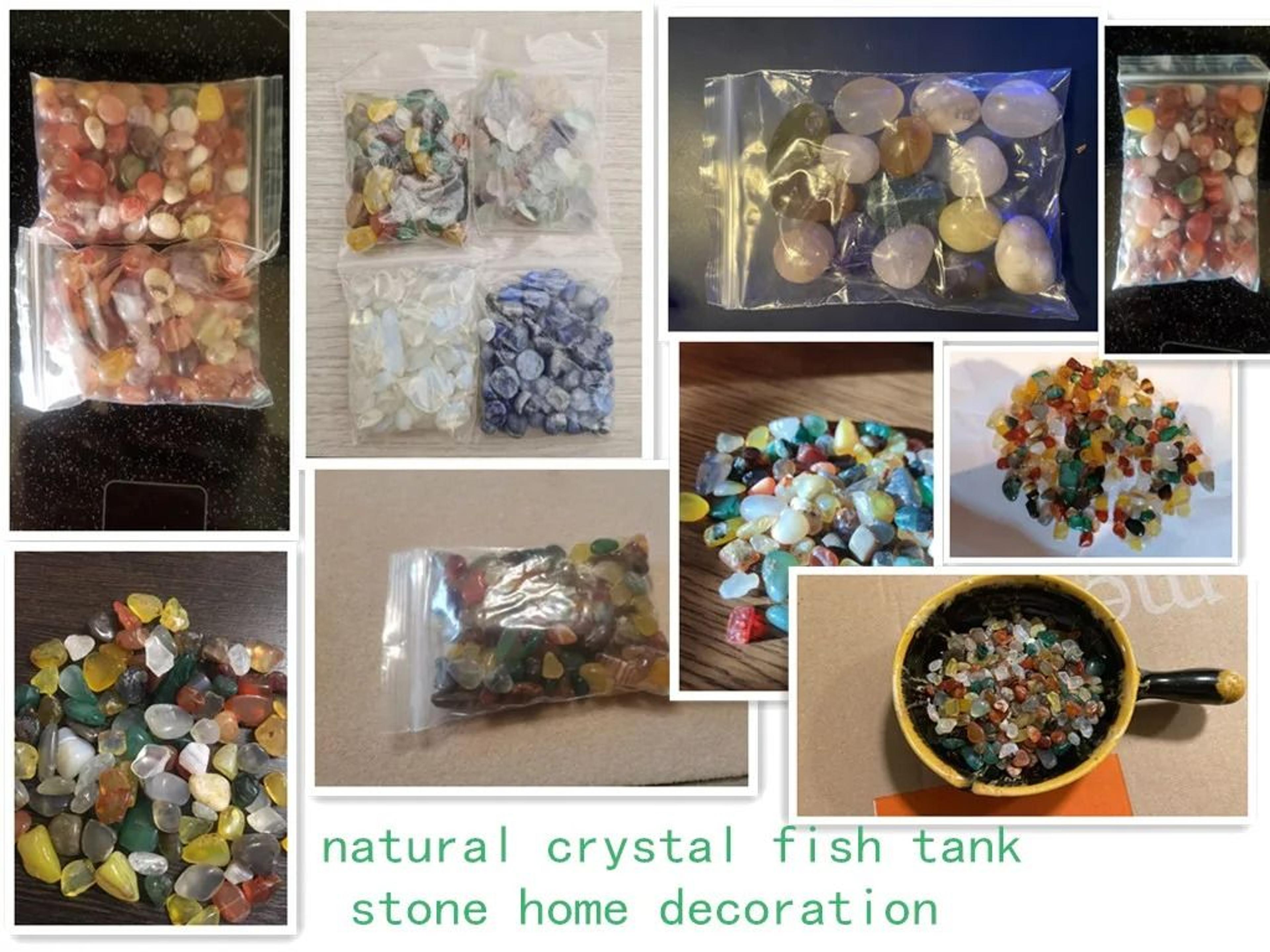 RainFlower Zen Stones  Polished Natural Agate Pebbles  Executive Aquascape  Reiki Sanctuary Decor 1