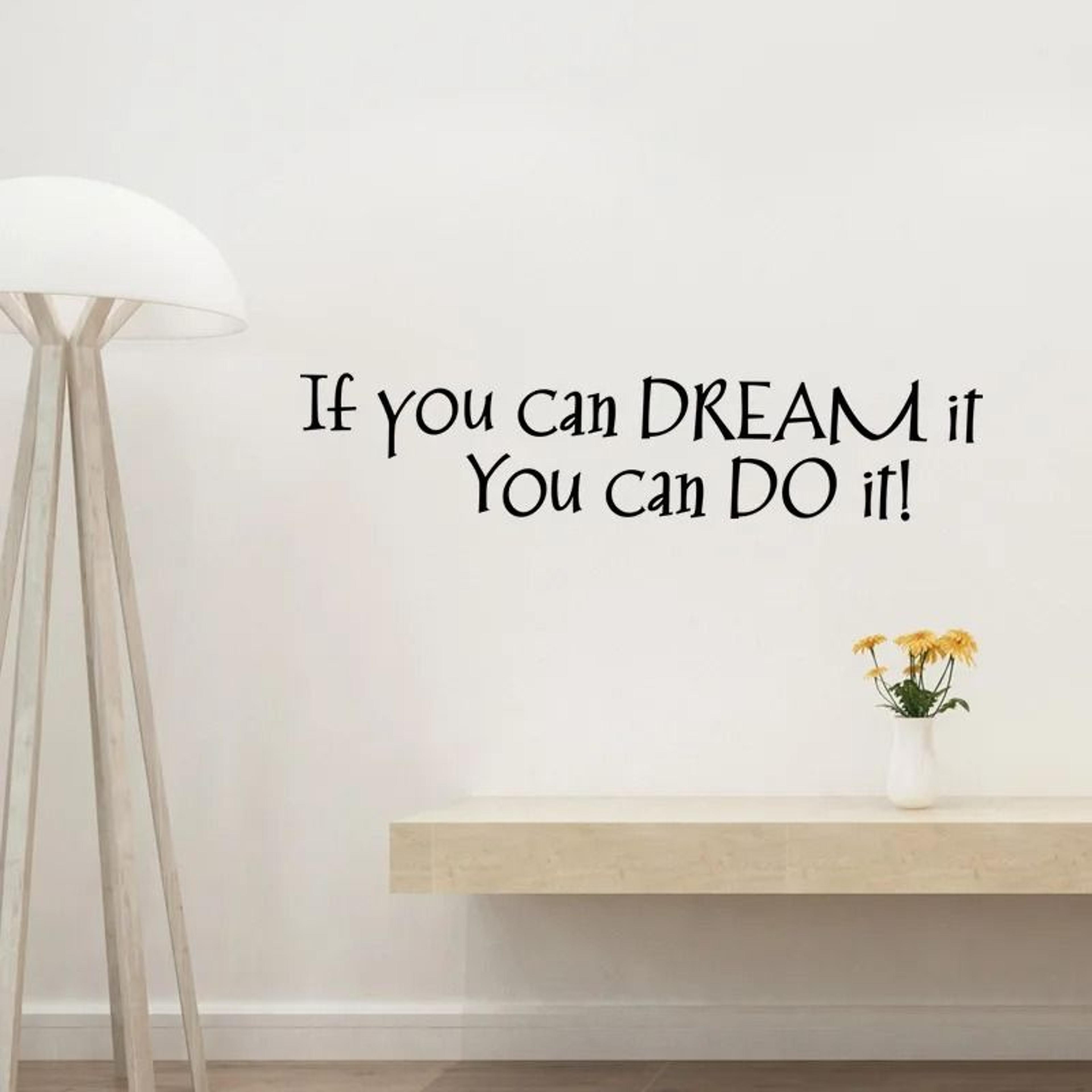 The Dreamers Manifesto Decal  Executive Inspirational Wall Typography  Studio  Modern Sanctuary Dec 2