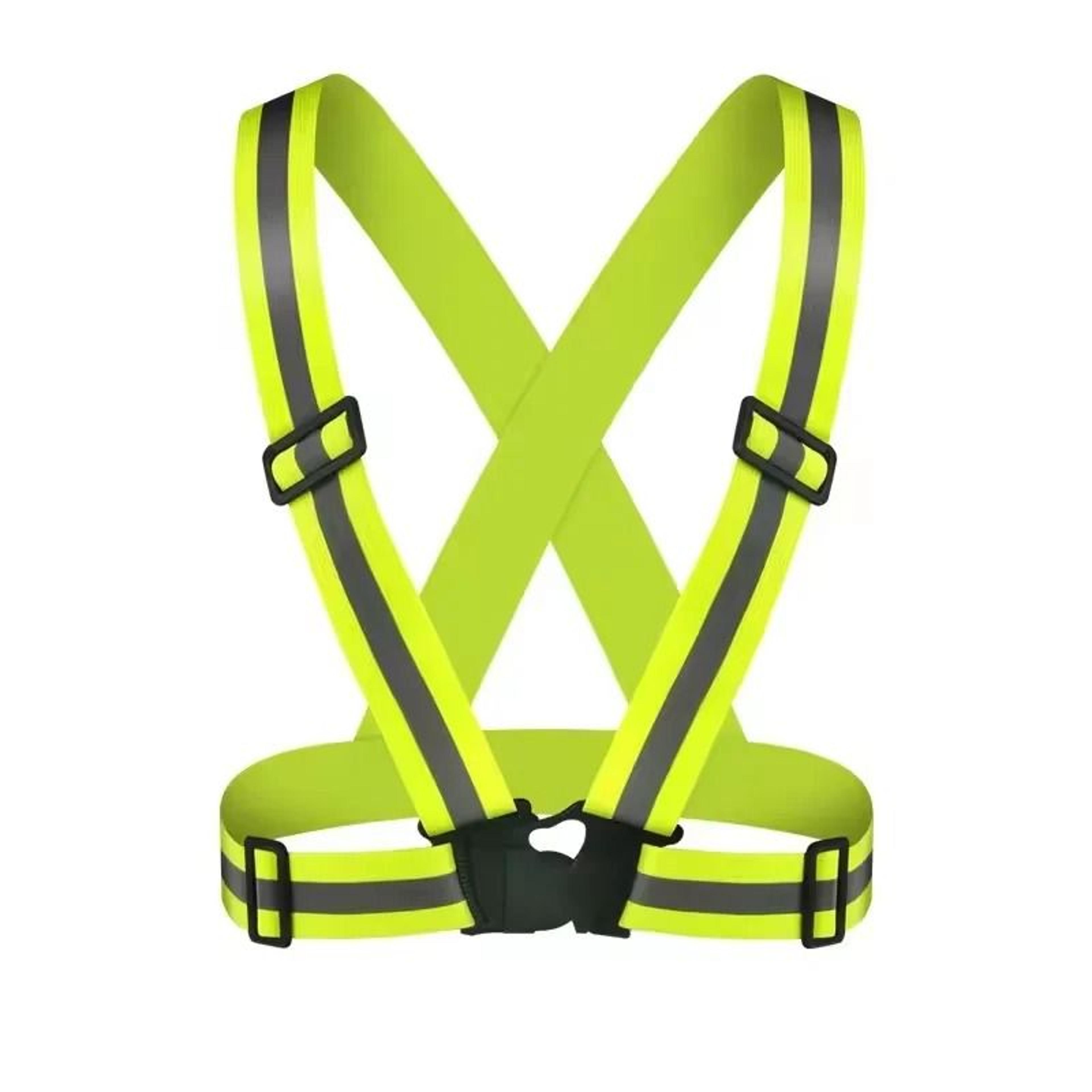 Adjustable Night Running Reflective Safety Vest Lightweight High Visibility Biking Gear For Walking 9