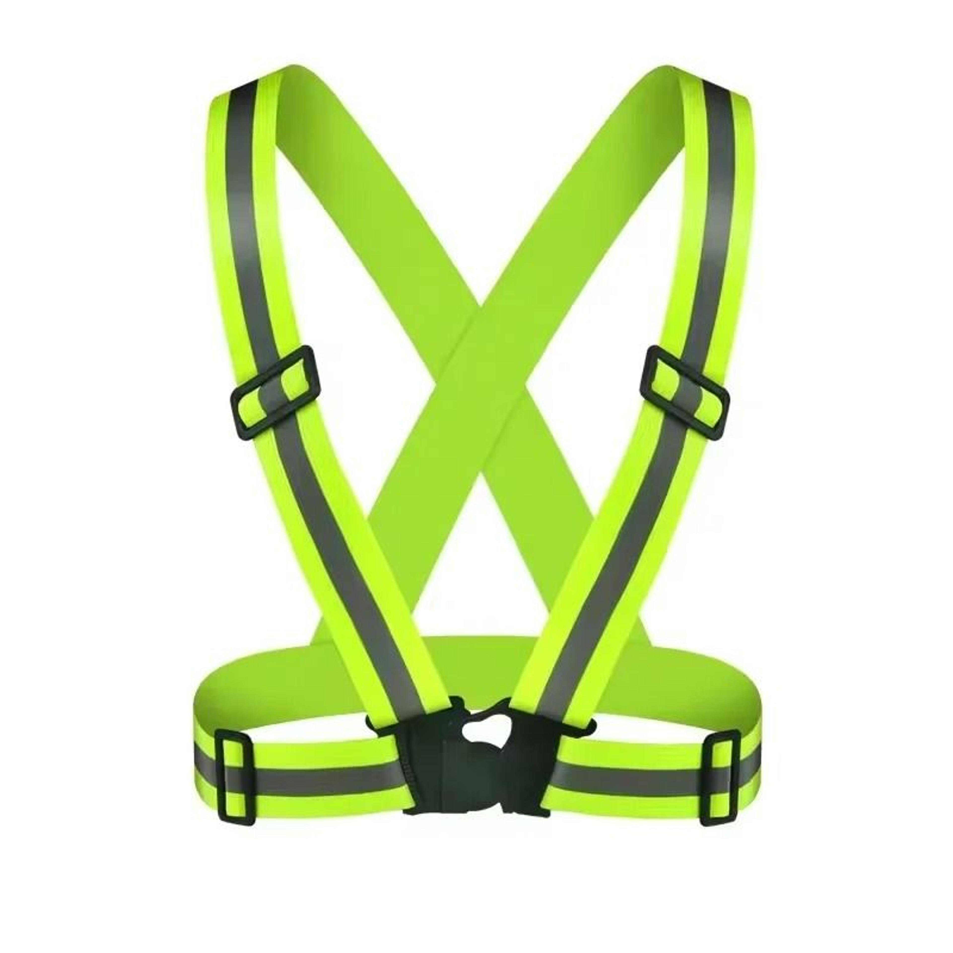 Adjustable Night Running Reflective Safety Vest Lightweight High Visibility Biking Gear For Walking 6