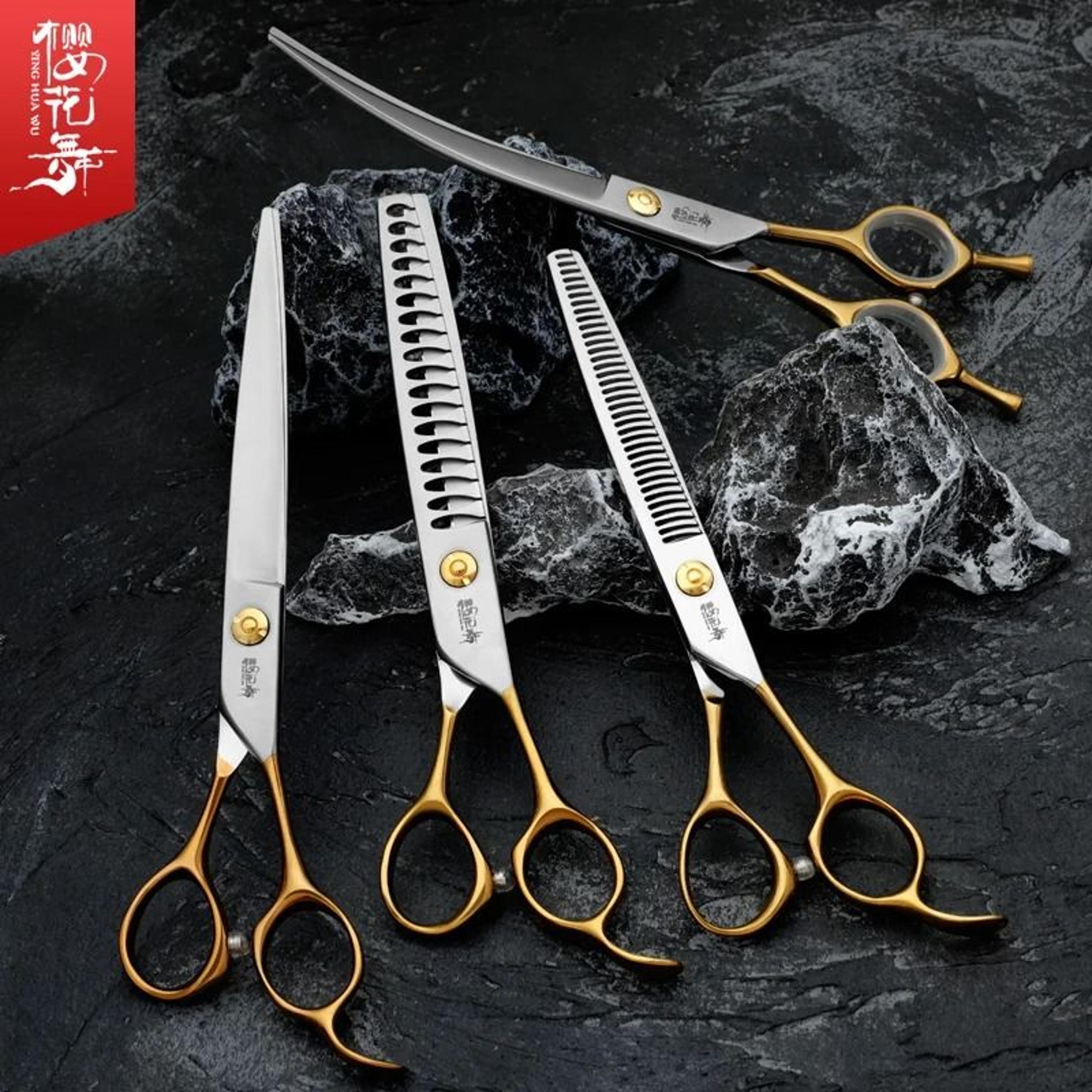 Sakura Dance Professional Japanese 440C Pet Grooming Set 3